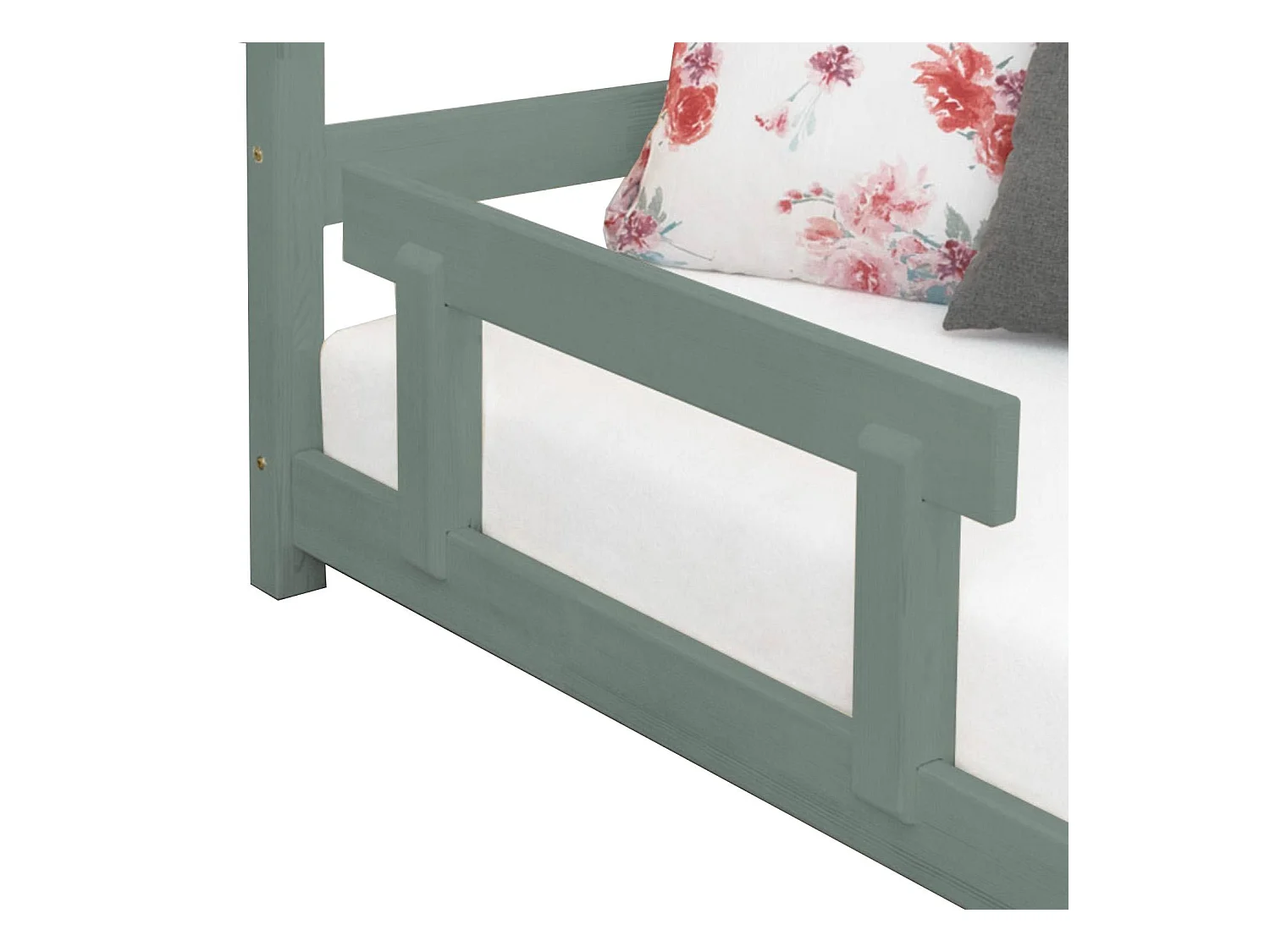 TRUSTY saliegroene kinderbedhek