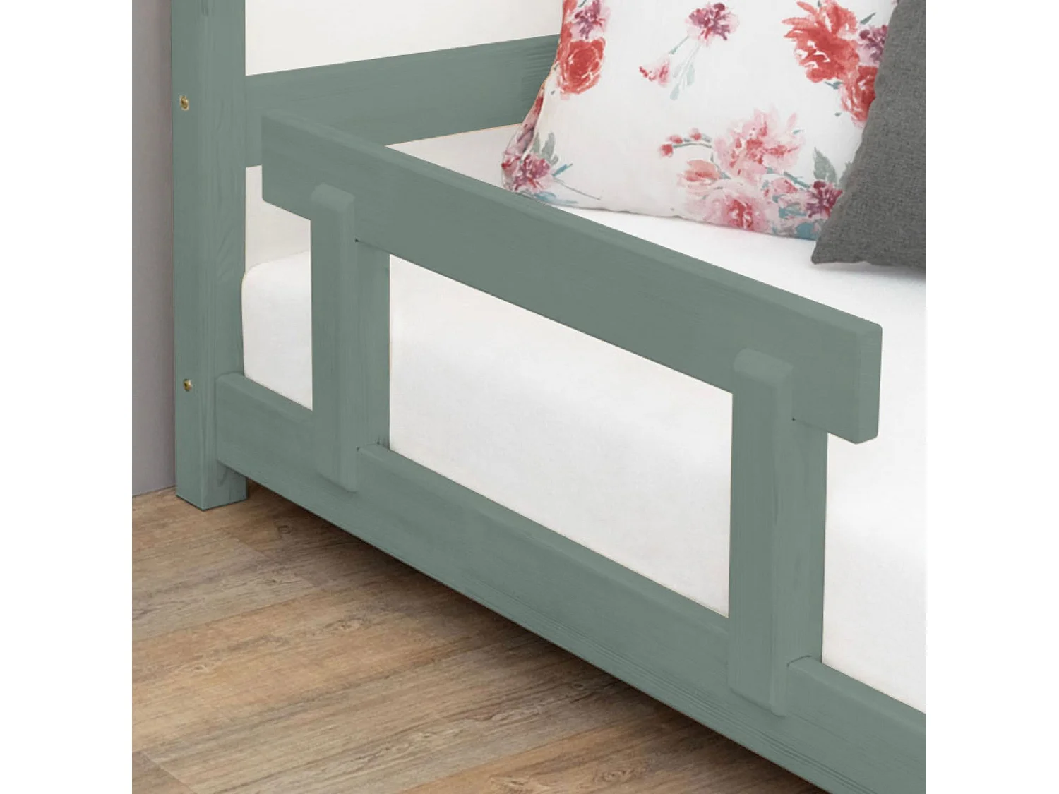 Barrière de lit enfant TRUSTY vert sauge