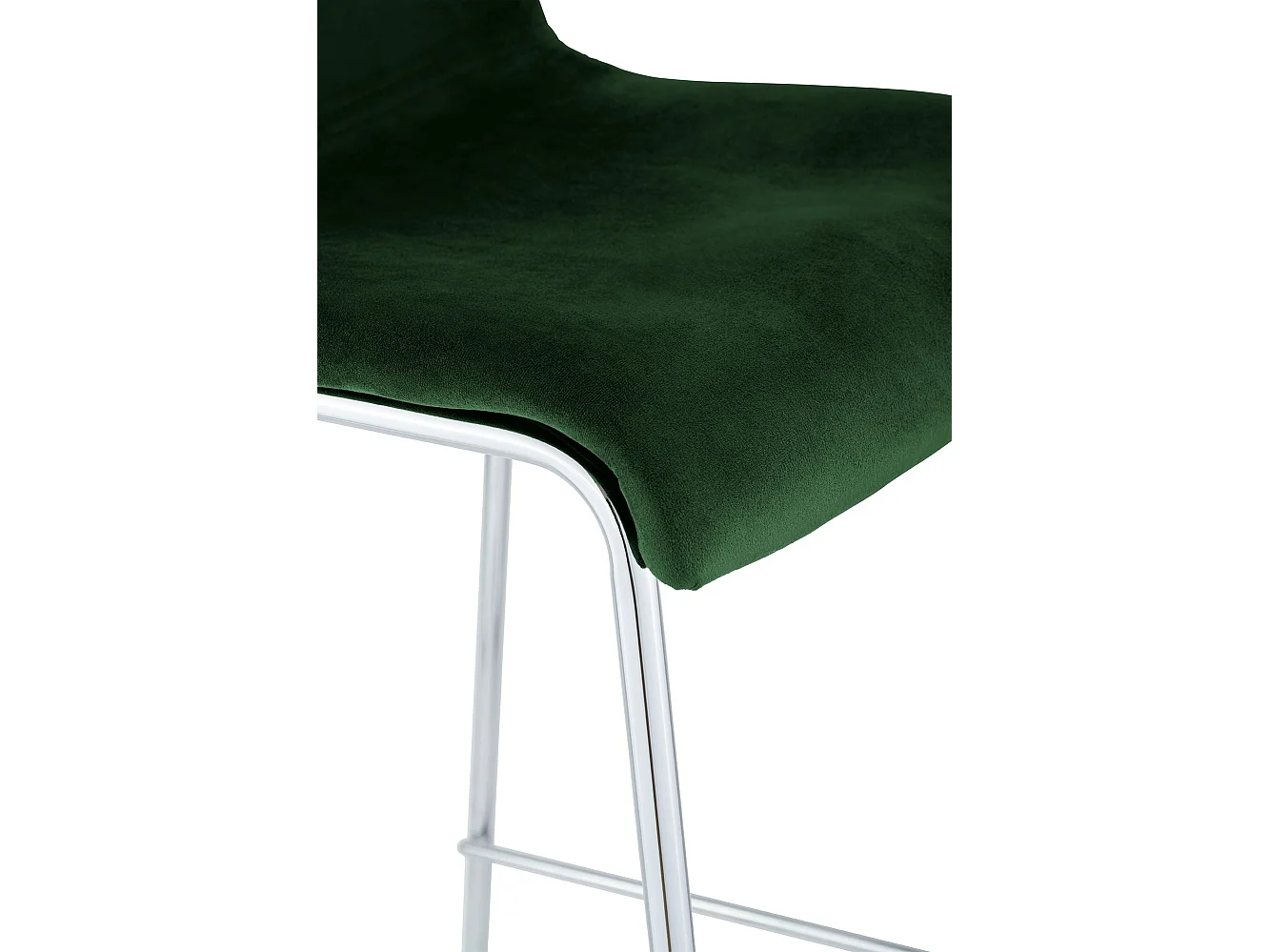 Tabouret de bar - Velours - Vert - Hover