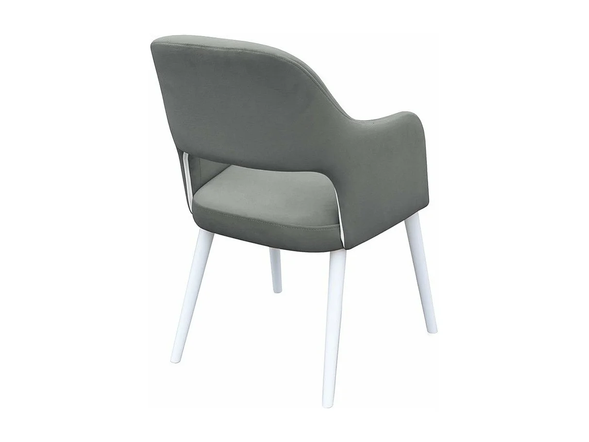 Silla Sparks 198, Blanco, 86x56x49cm, Tapiz, De madera