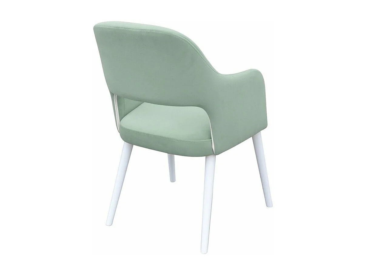 Silla Sparks 198, Blanco, 86x56x49cm, Tapiz, De madera