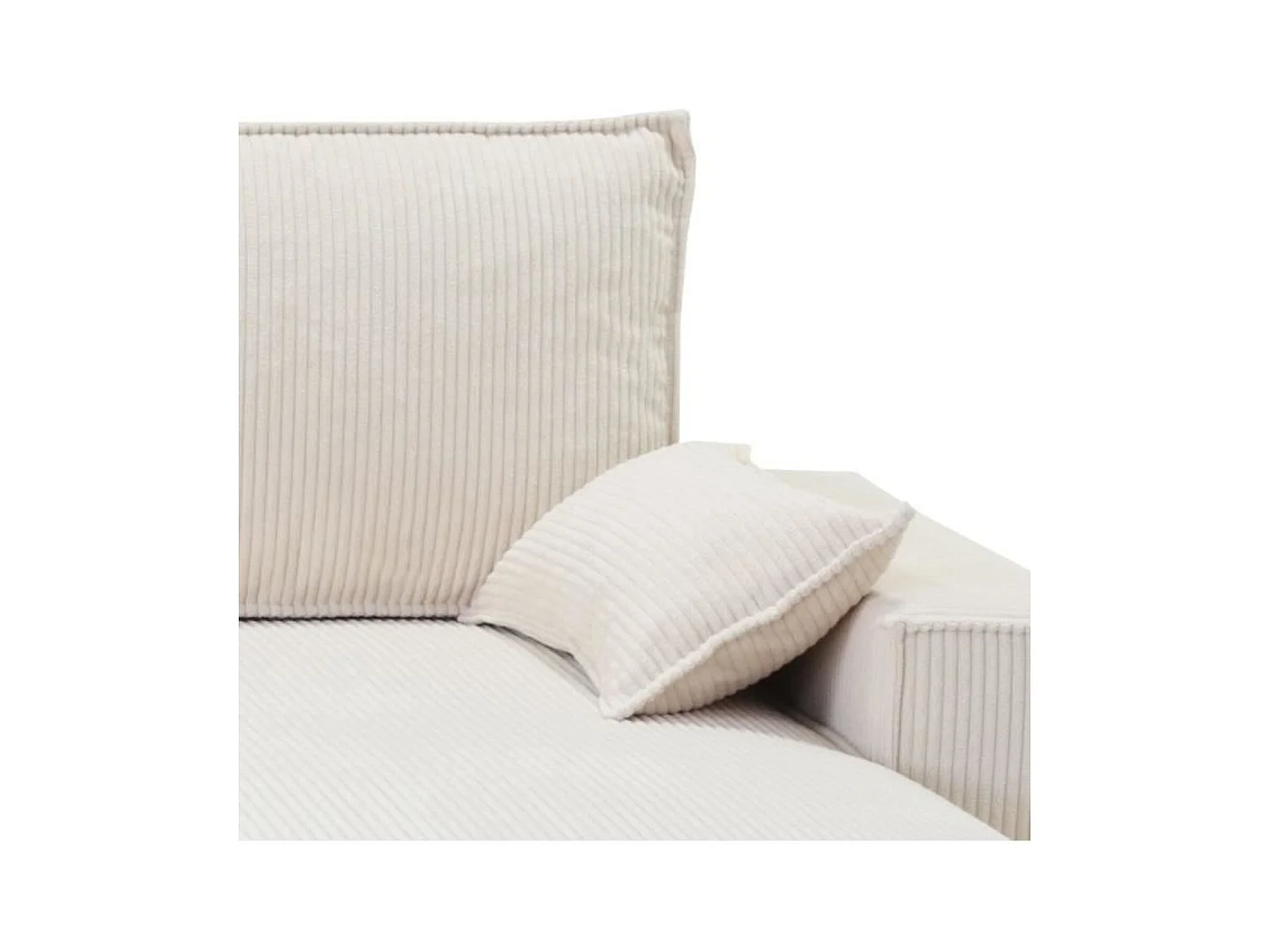 MARLON omkeerbare hoekbank - Chaise longue met opbergruimte - Corduroy 240 x 143 x 85 cm