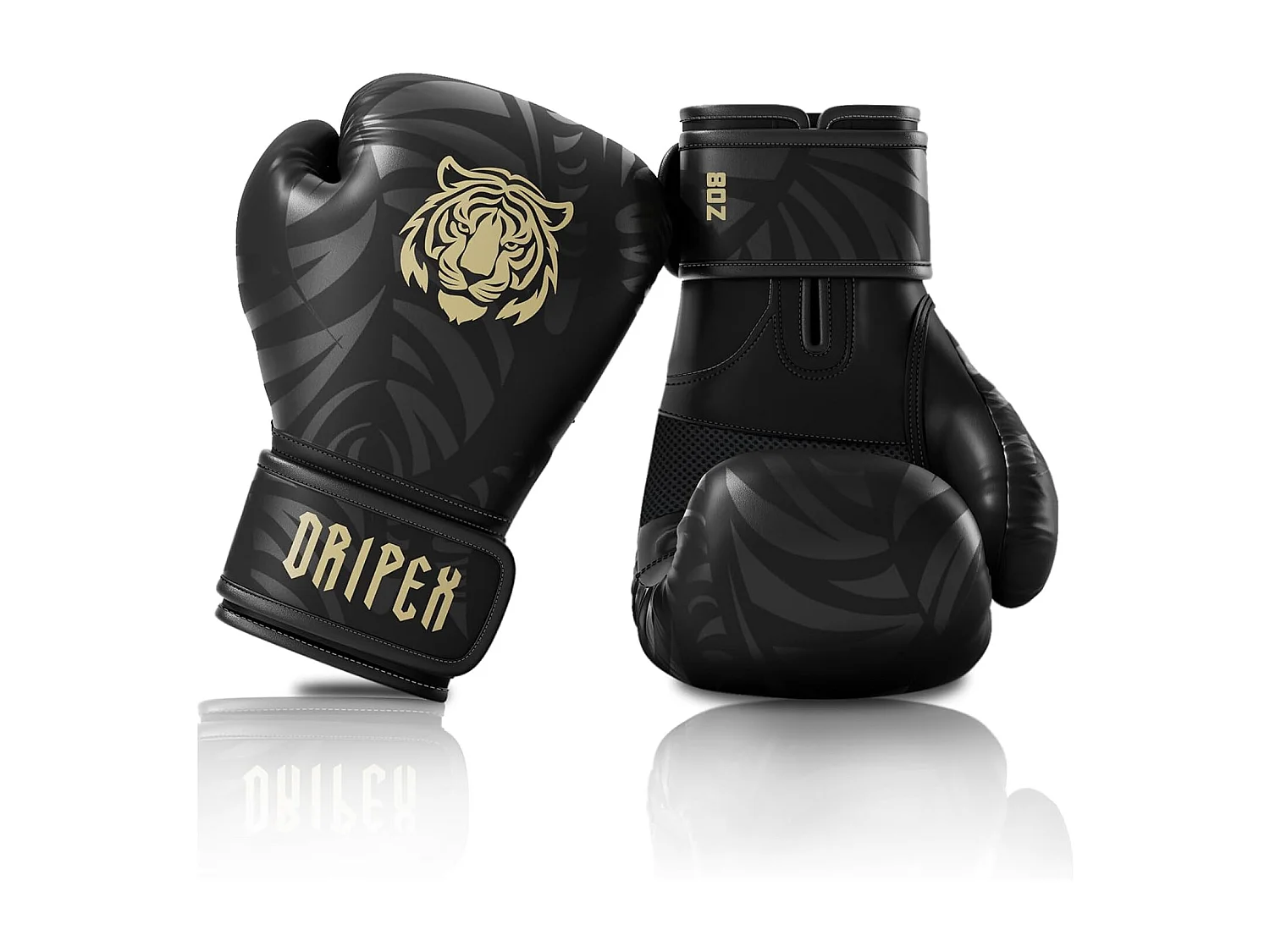 Dripex Gants de Boxe Gants dEntranement de Boxe PU Cuir Gants Sac de Frappe Homme Femme Boxing Gloves Professionnels pour Arts Mar