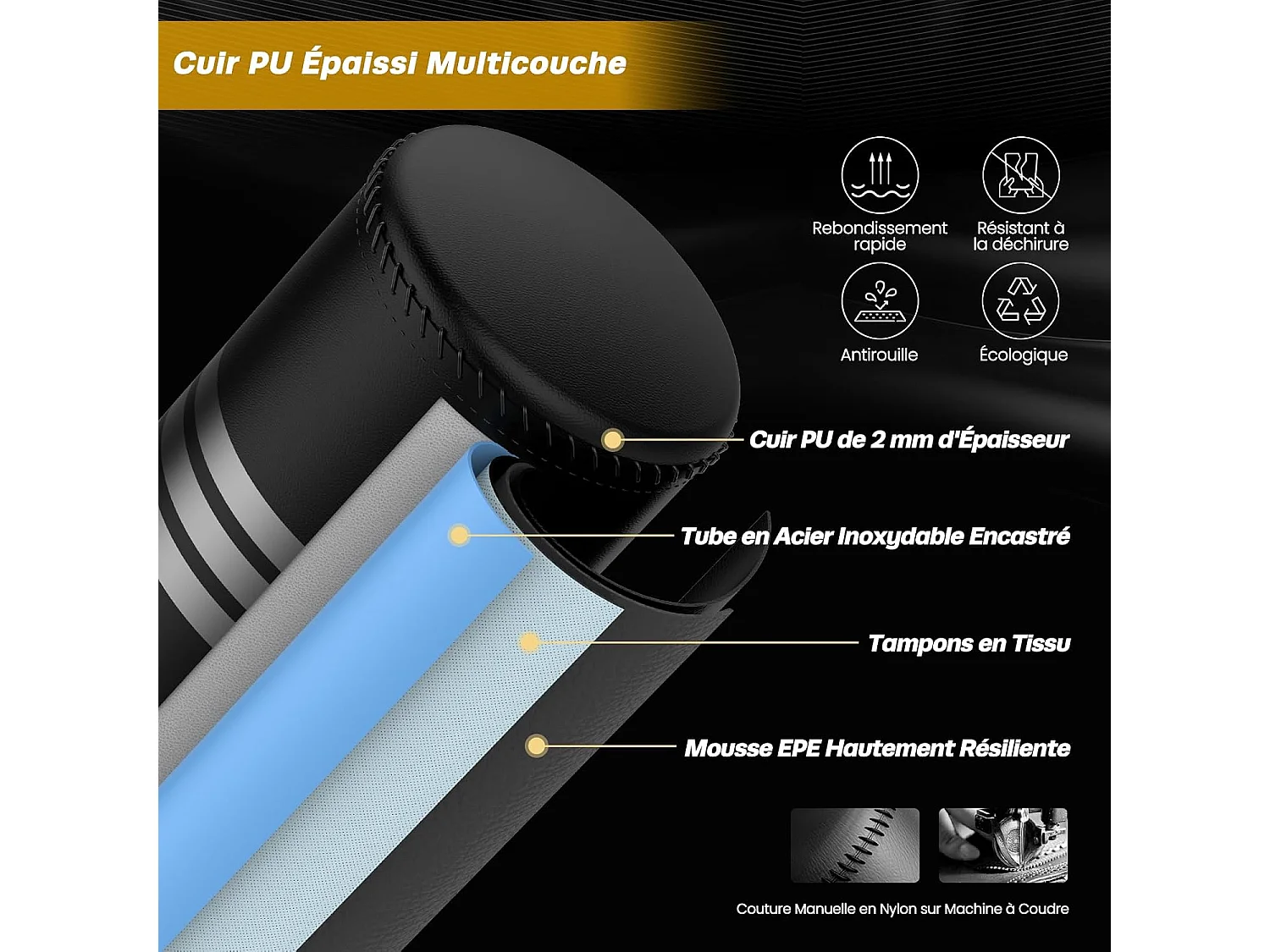 Dripex Sac de Frappe Adulte sur Pied avec Mousse Protecteur Sac de Boxe Autoportant 175 cm Punching Ball Adulte pour MMA Karat Fit