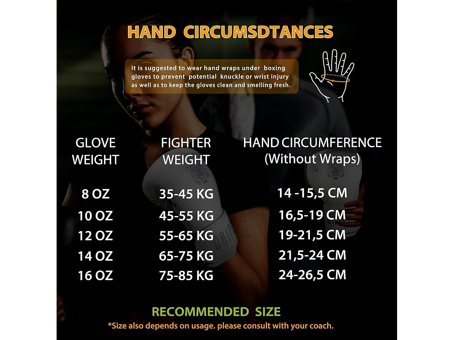 Dripex Gants de Boxe 14 oz Gants dEntranement de Boxe PU Cuir Gants Sac de Frappe Homme Femme Boxing Gloves Professionnels pour Ar