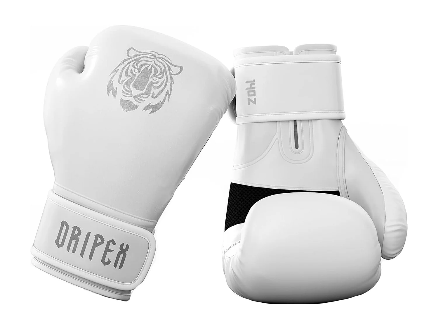 Dripex Gants de Boxe 16 oz Gants dEntranement de Boxe PU Cuir Gants Sac de Frappe Homme Femme Boxing Gloves Professionnels pour Ar