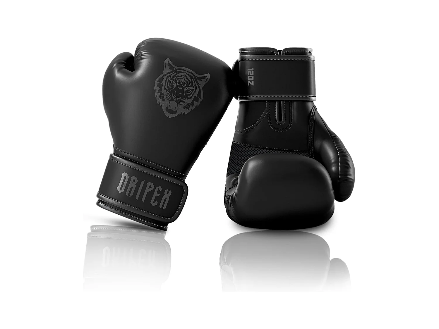 Dripex Gants de Boxe Gants dEntranement de Boxe PU Cuir Gants Sac de Frappe Homme Femme Boxing Gloves Professionnels pour Arts Mar
