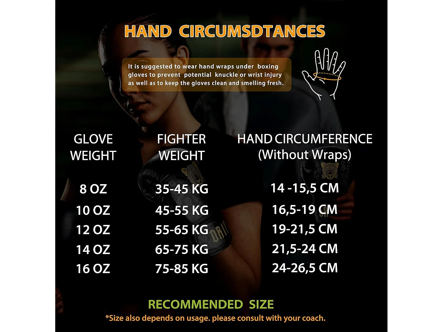 Dripex Gants de Boxe 12 oz Gants dEntranement de Boxe PU Cuir Gants Sac de Frappe Homme Femme Boxing Gloves Professionnels pour Ar