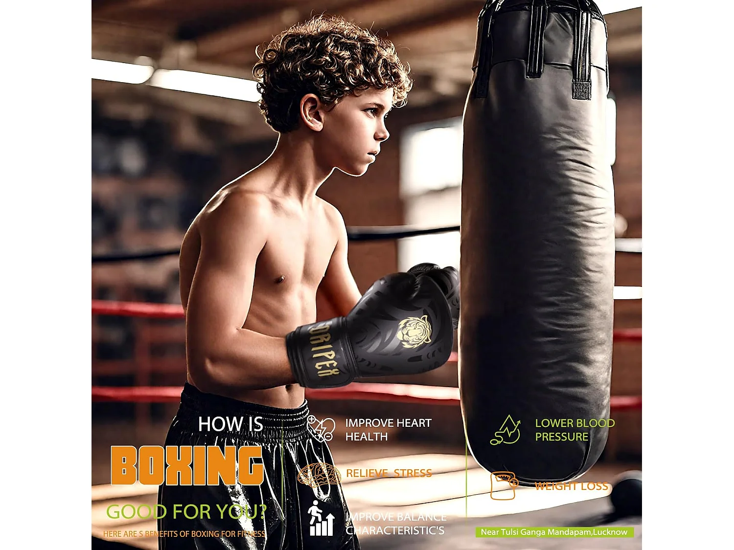 Dripex Gants de Boxe Gants dEntranement de Boxe PU Cuir Gants Sac de Frappe Homme Femme Boxing Gloves Professionnels pour Arts Mar