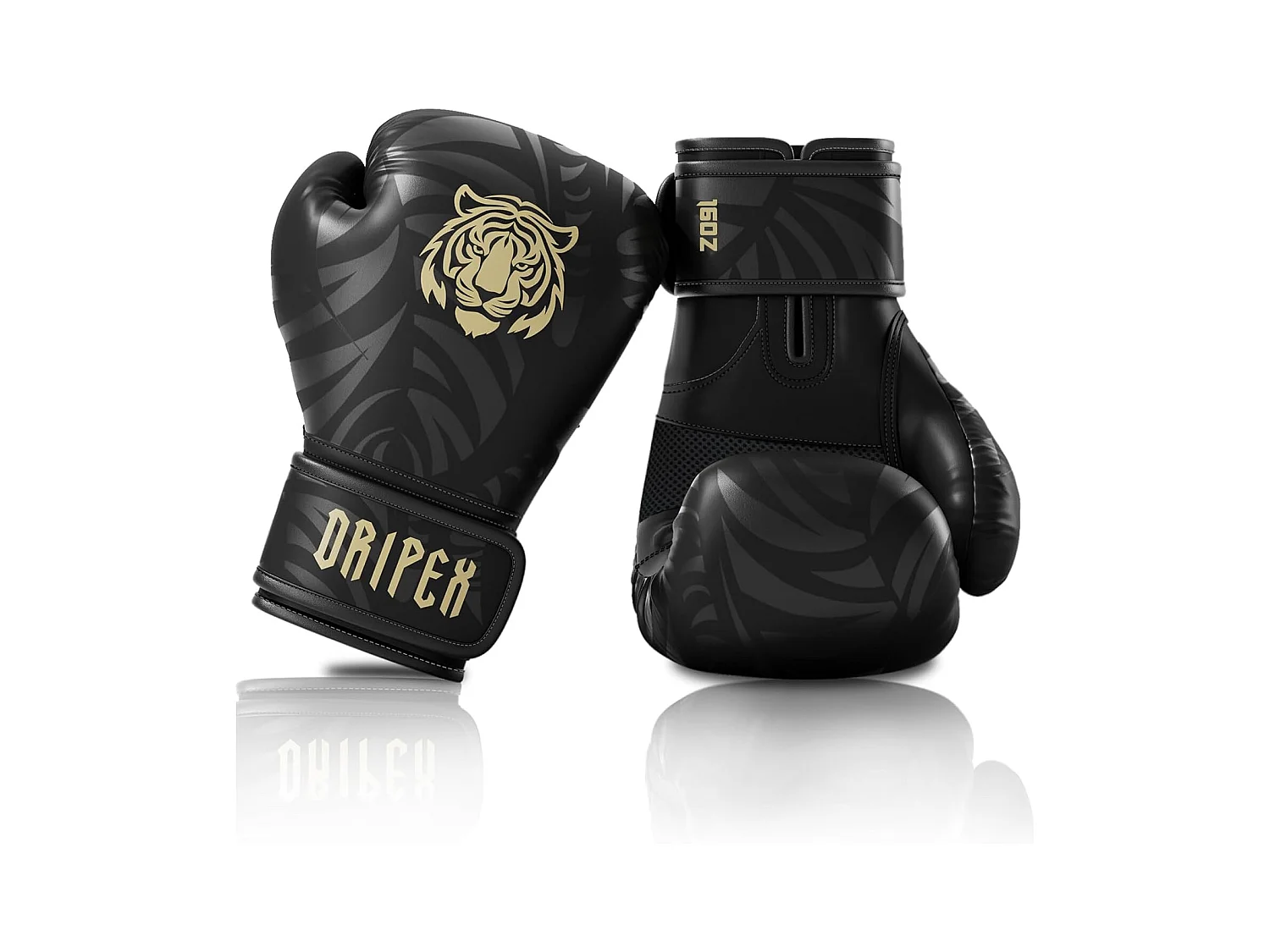 Dripex Gants de Boxe Gants dEntranement de Boxe PU Cuir Gants Sac de Frappe Homme Femme Boxing Gloves Professionnels pour Arts Mar