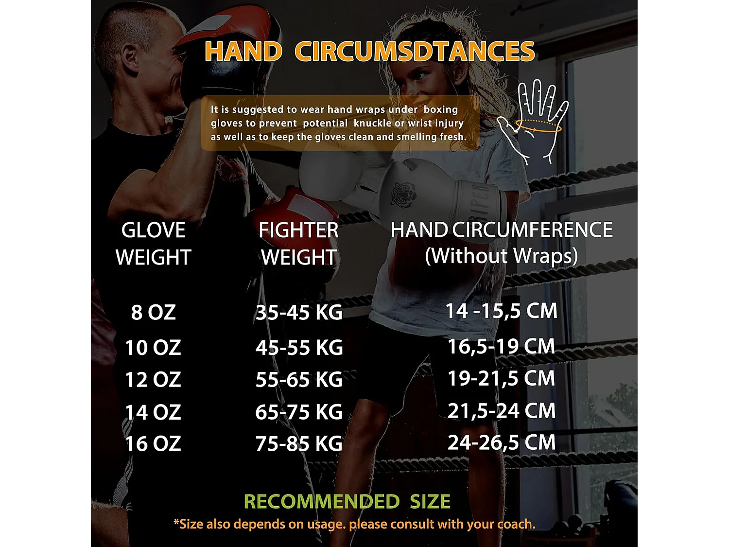 Dripex Gants de Boxe 8 oz Gants dEntranement de Boxe PU Cuir Gants Sac de Frappe Homme Femme Boxing Gloves Professionnels pour Art