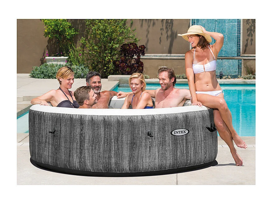 Opblaasbare Spa Intex Greywood Rond 6 Personen - 216 x 71 cm