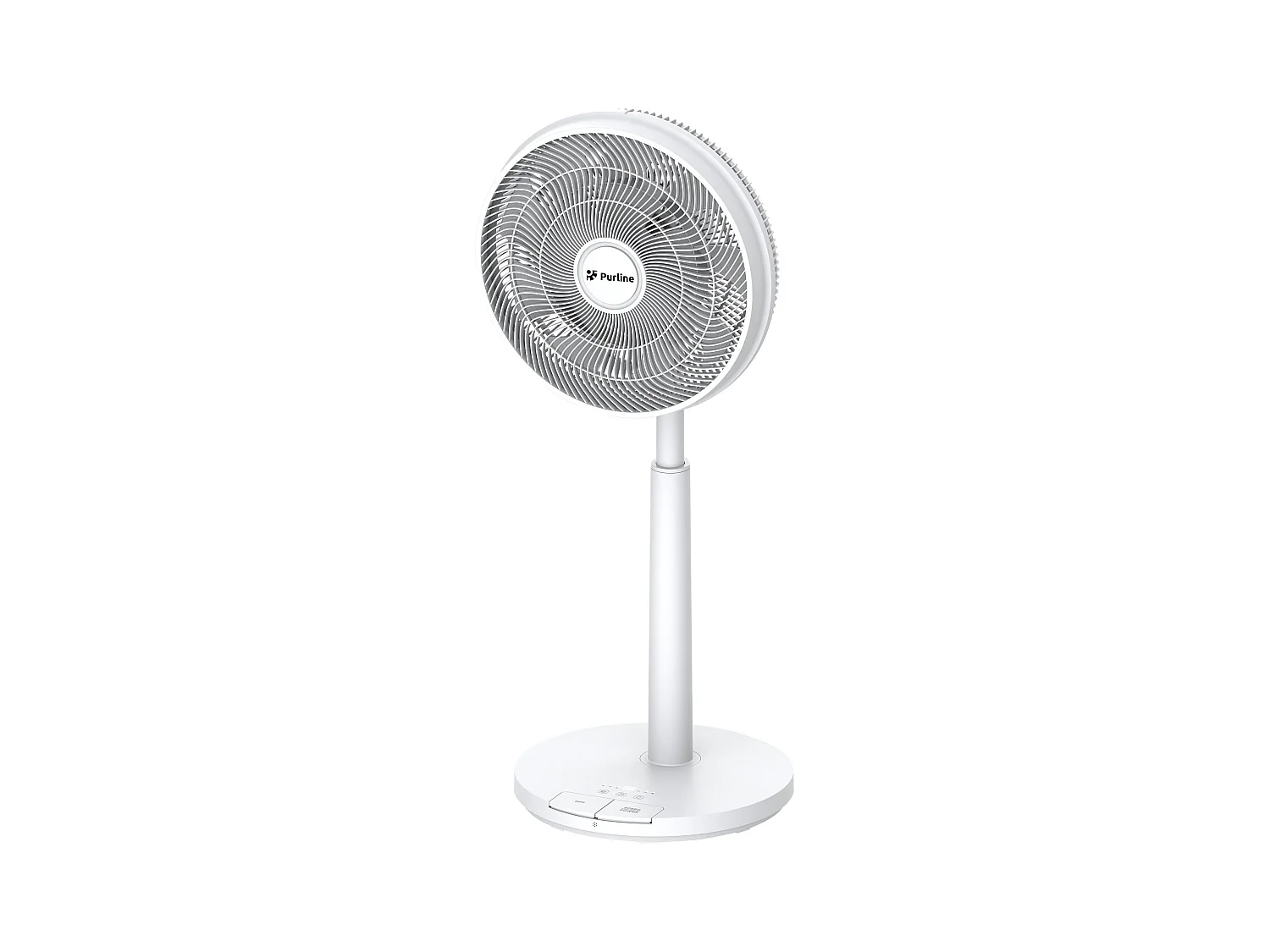Ventilatore da pavimento CC con batteria e 9 pale