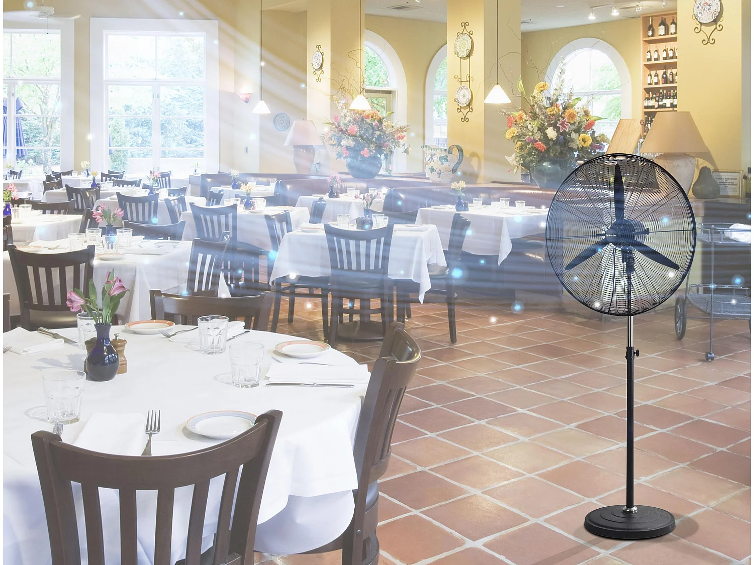 Ventilateur industriel 230W avec lames en aluminium