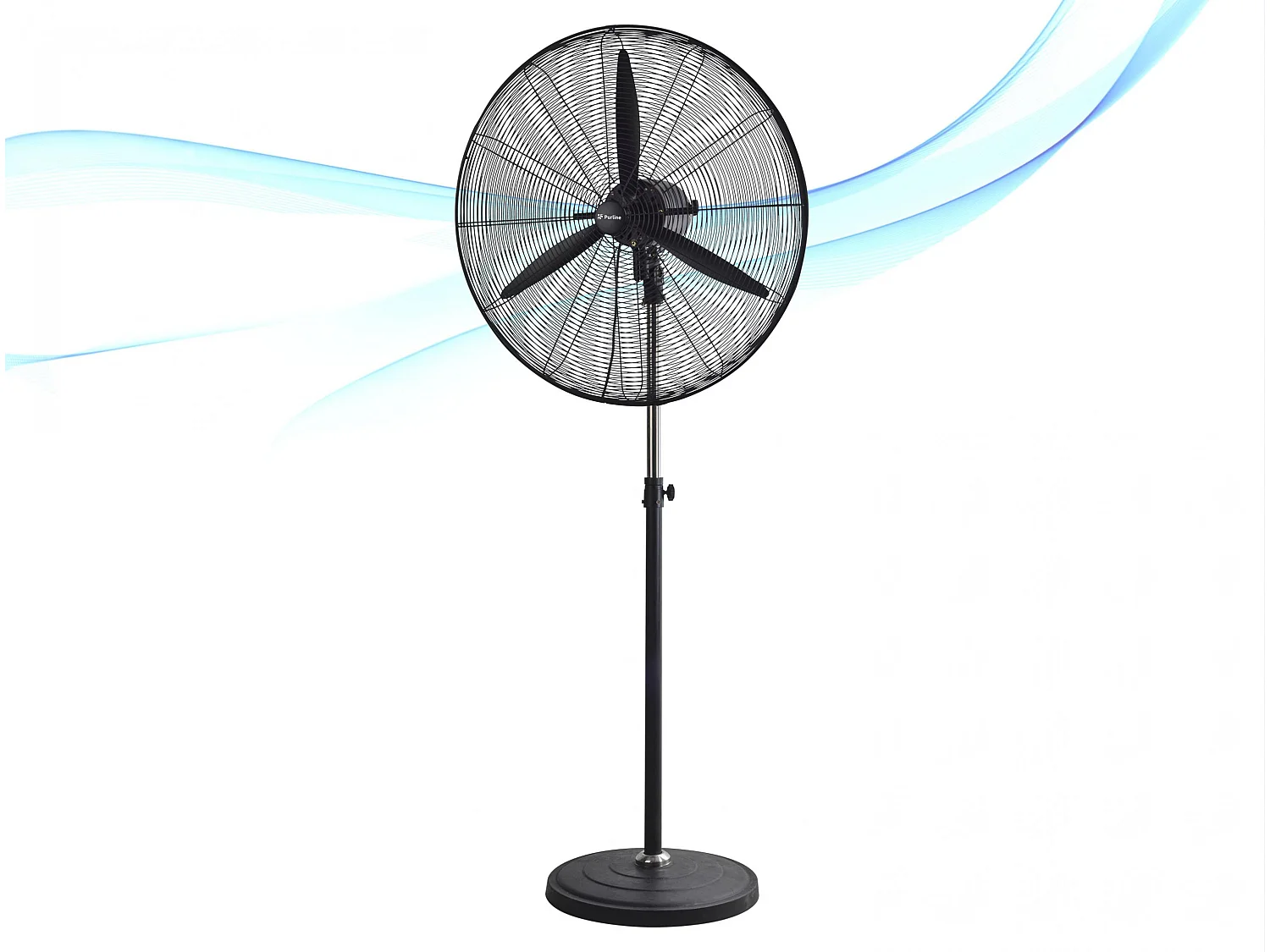 Industriële ventilator 230W met aluminium assen