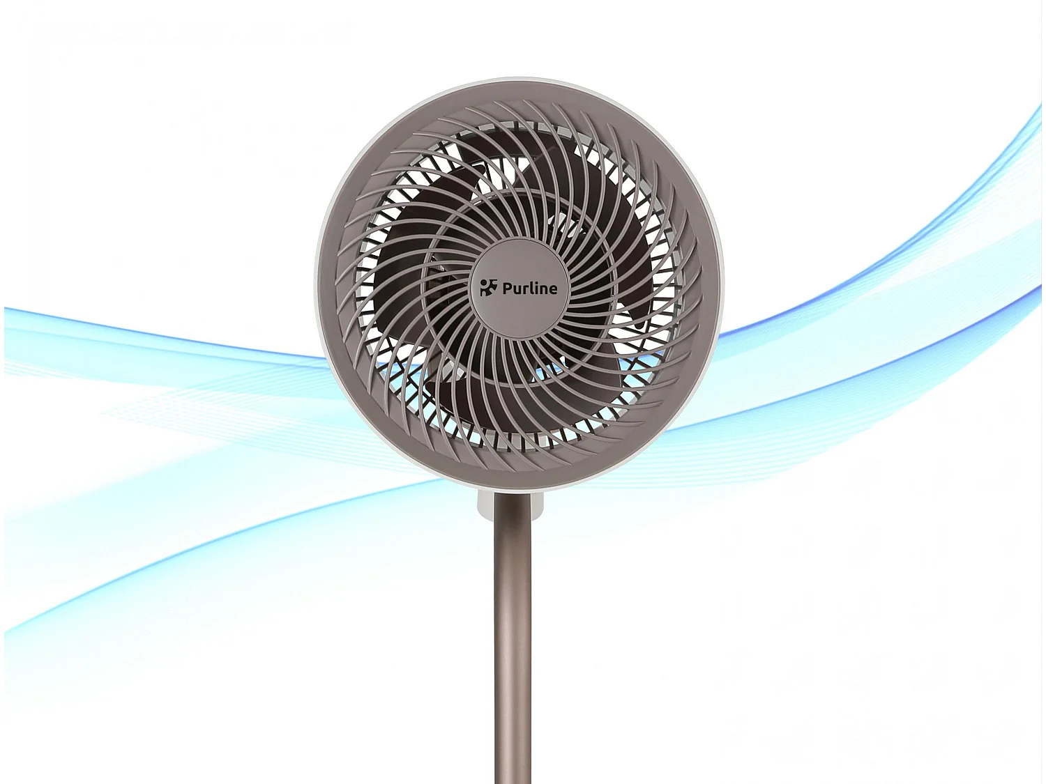 Ventilateur de sol DC avec lumière ambiante