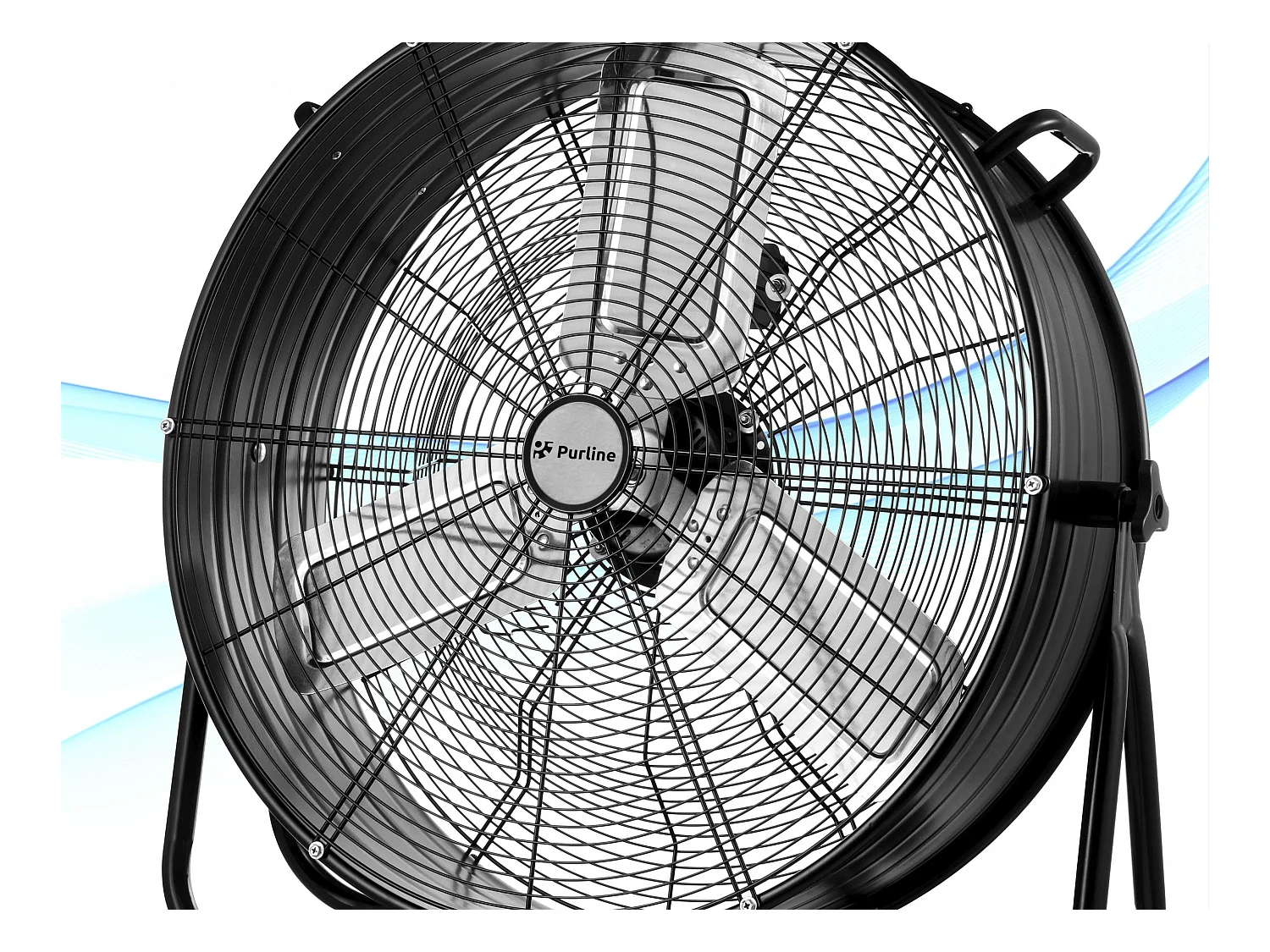 Ventilateur de sol industriel 250W avec pales en aluminium