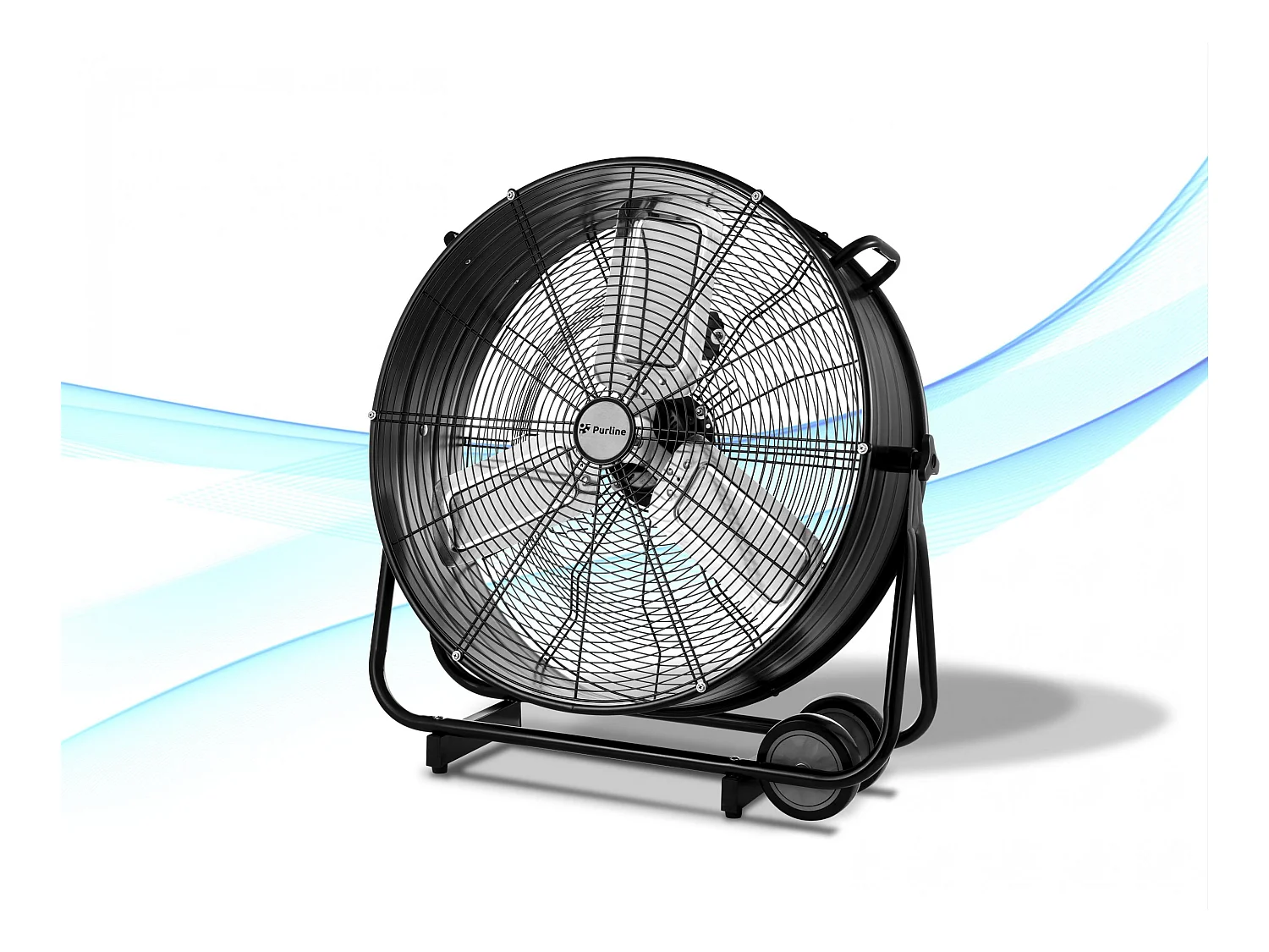 Ventilateur de sol industriel 250W avec pales en aluminium