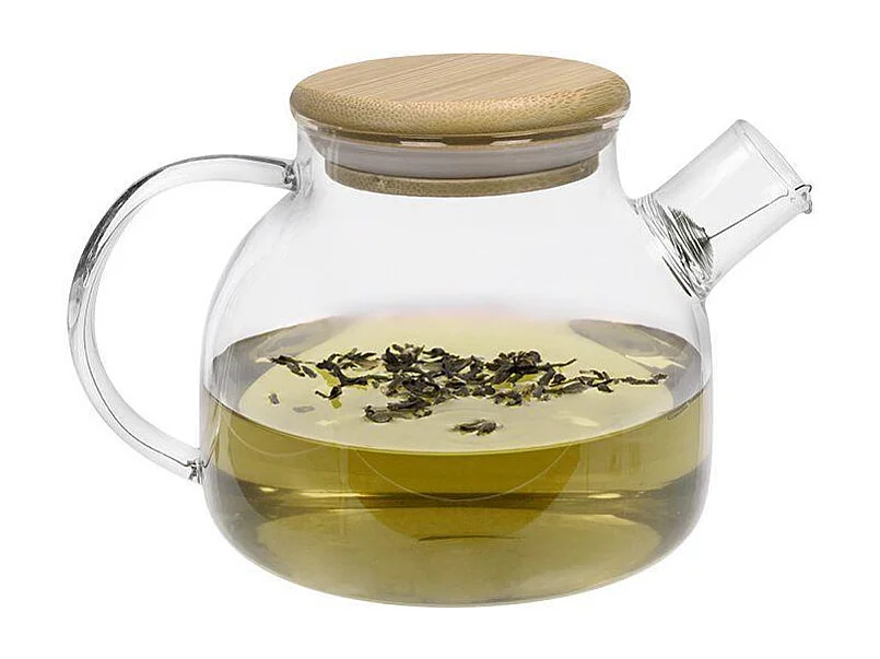 Théière en verre et bambou - 1 L