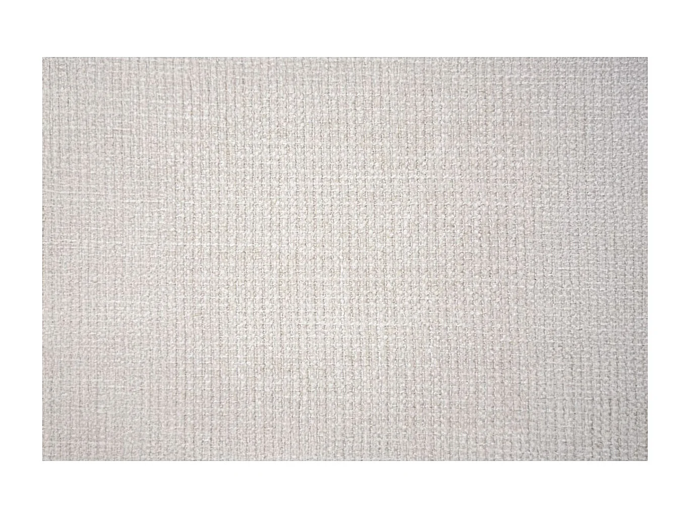 Lit 160x200cm avec tête de lit tapissier tissu et double sommier tapissier Beige clair - Hauteur totale : 35cm
