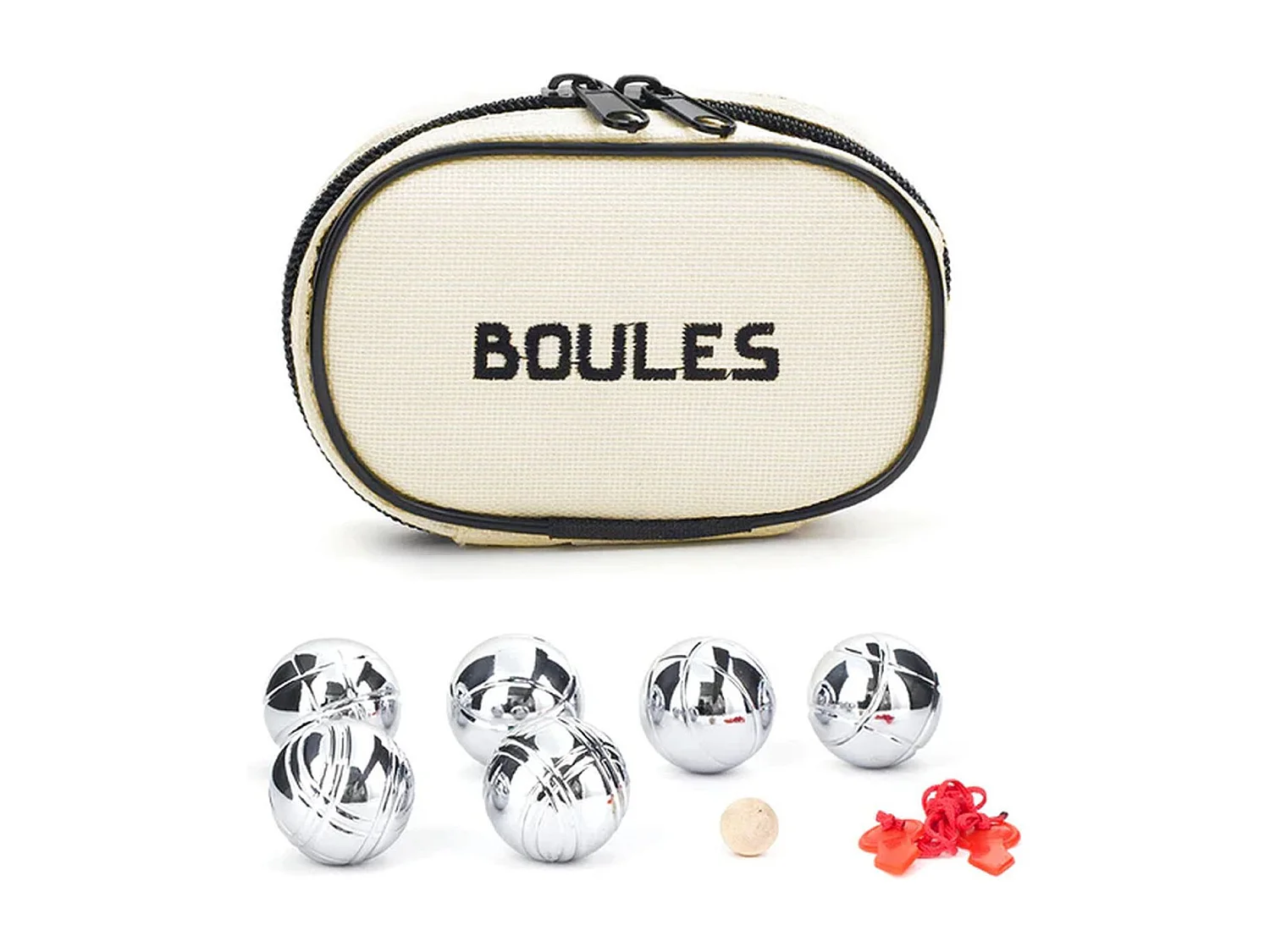 2 sets de 6 boules de pétanque