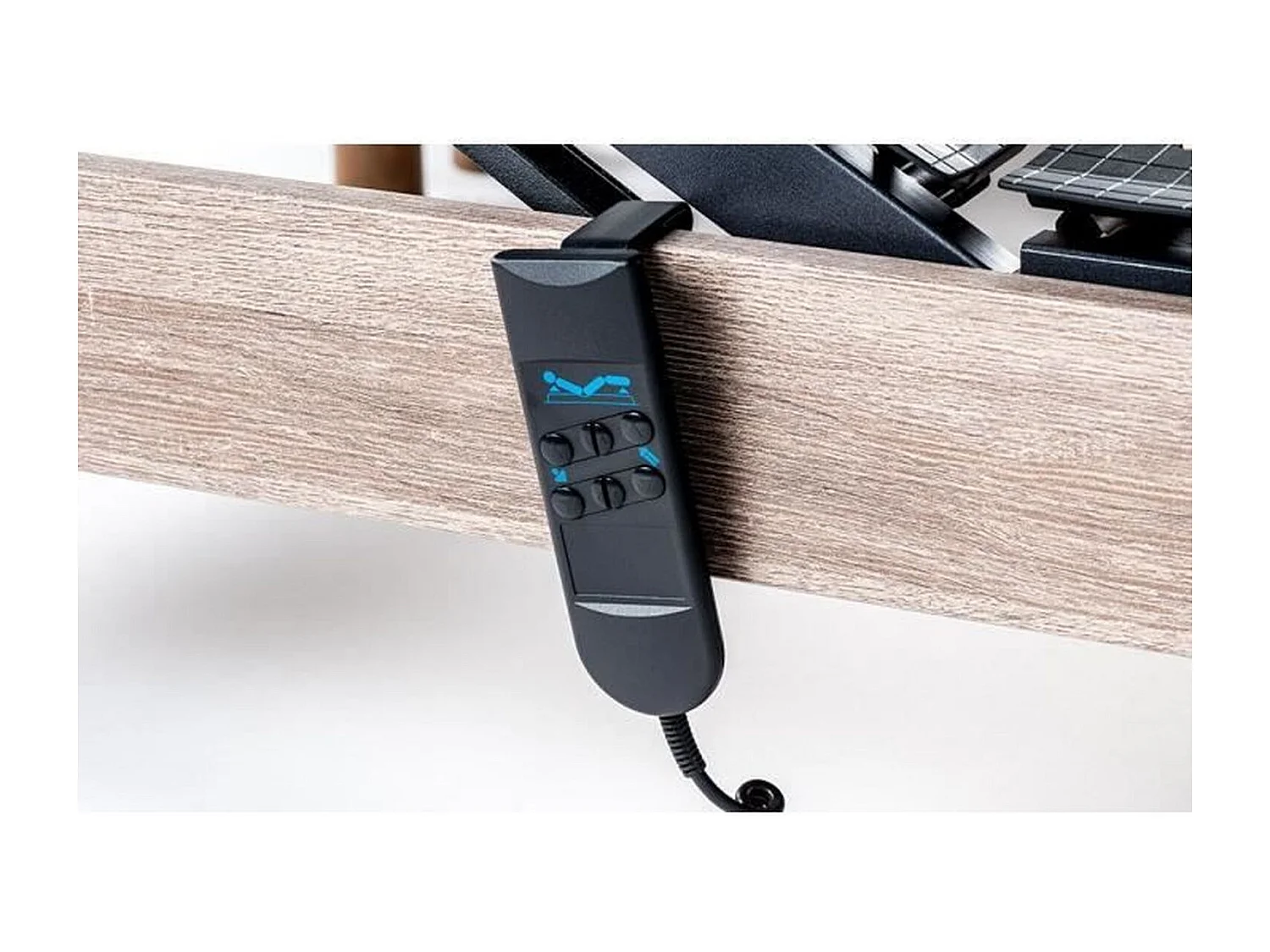 Ensemble relaxation électrique matelas + sommier - 140 x 200 cm - Mousse