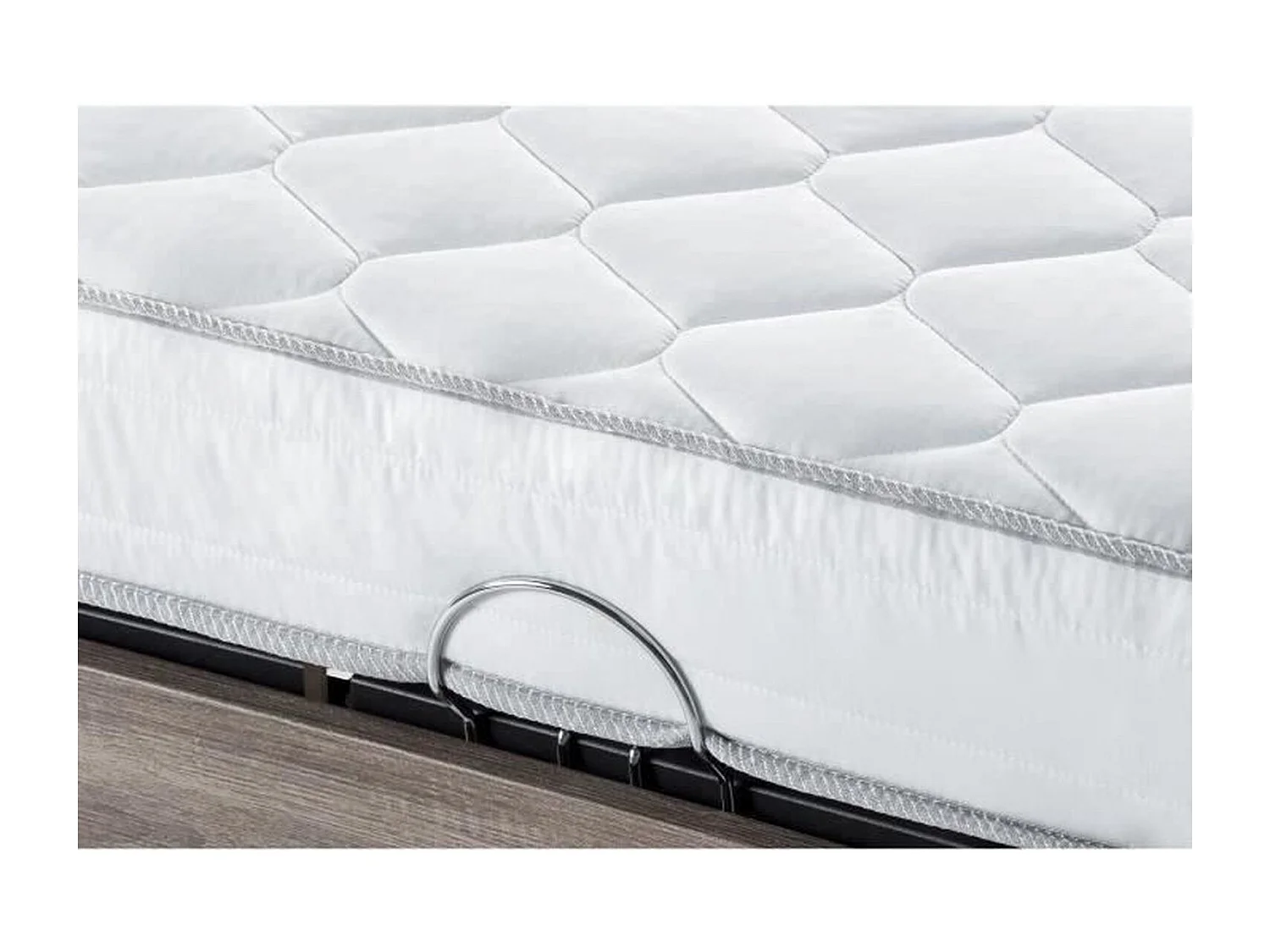 Ensemble relaxation électrique matelas + sommier - 140 x 200 cm - Mousse