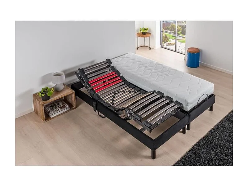 Matelas mousse 90 x 200 cm + Sommier