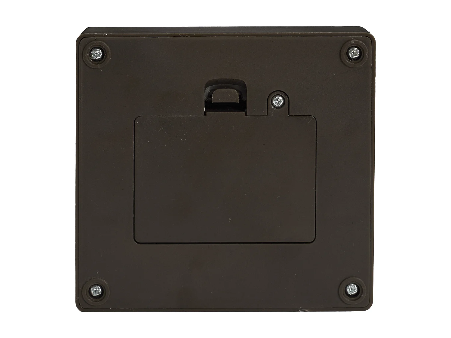 Lampe De Table A Piles Effet Bois H26cm Blanc, Marron