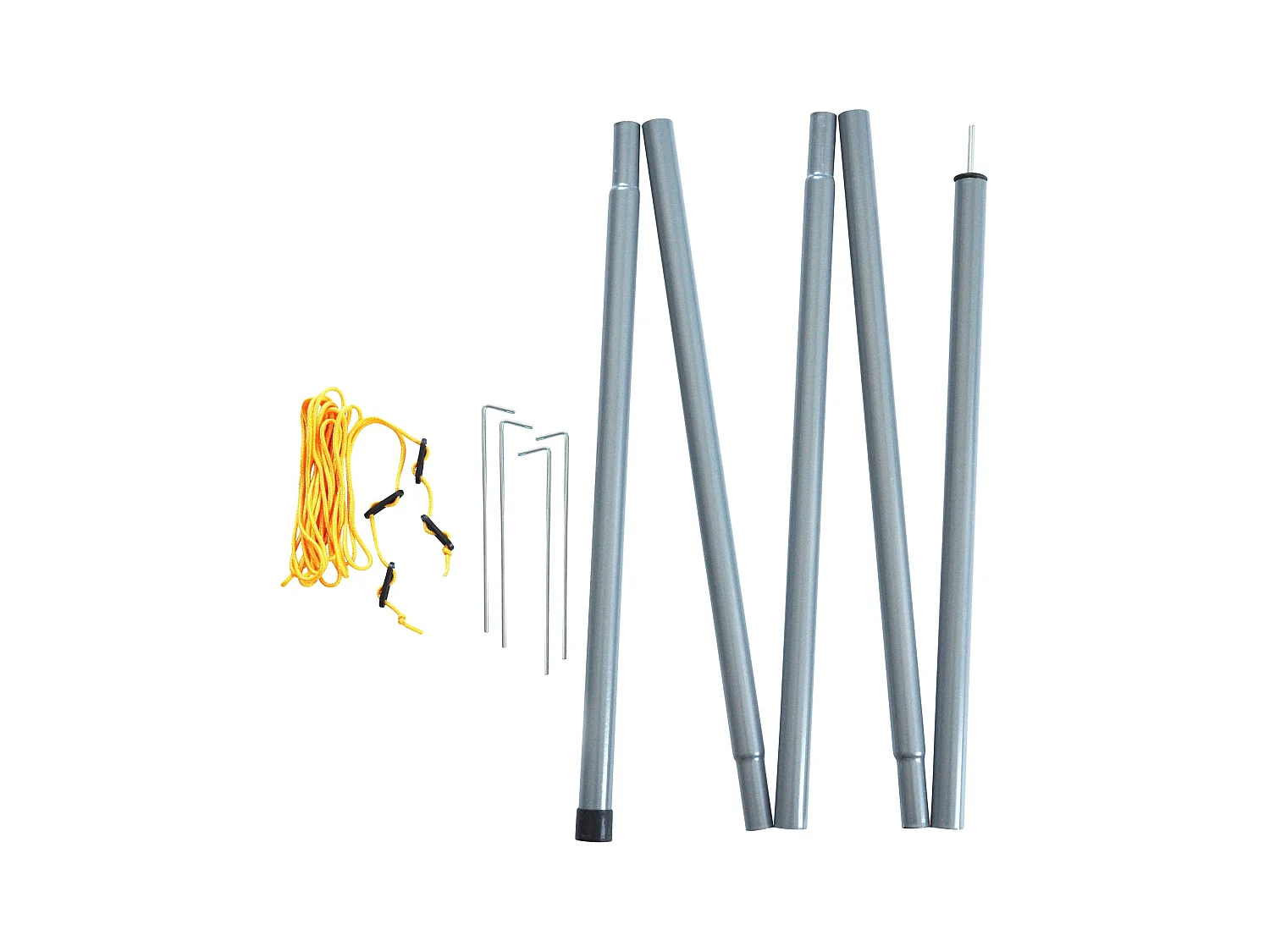 Poteau pour voile d’ombrage 2,5 m - Accessoire de fixation robuste pour extérieur