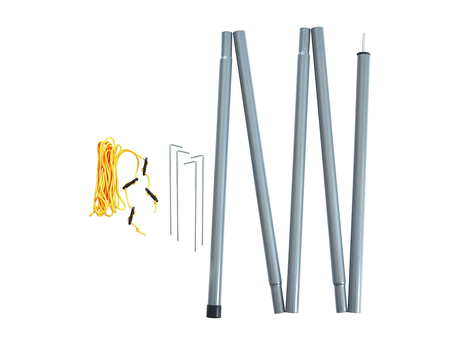 Poteau pour voile d’ombrage 2,5 m - Accessoire de fixation robuste pour extérieur