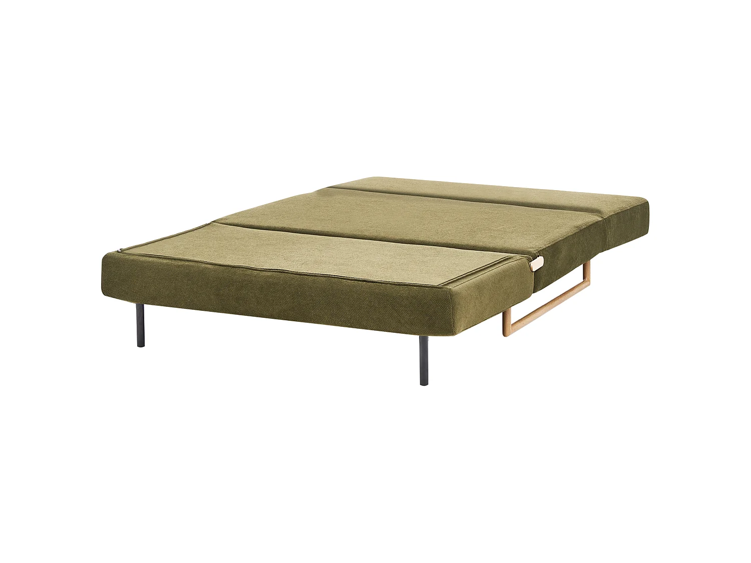 Sofa Bed 2 Seater JERSLEV Fabric Green