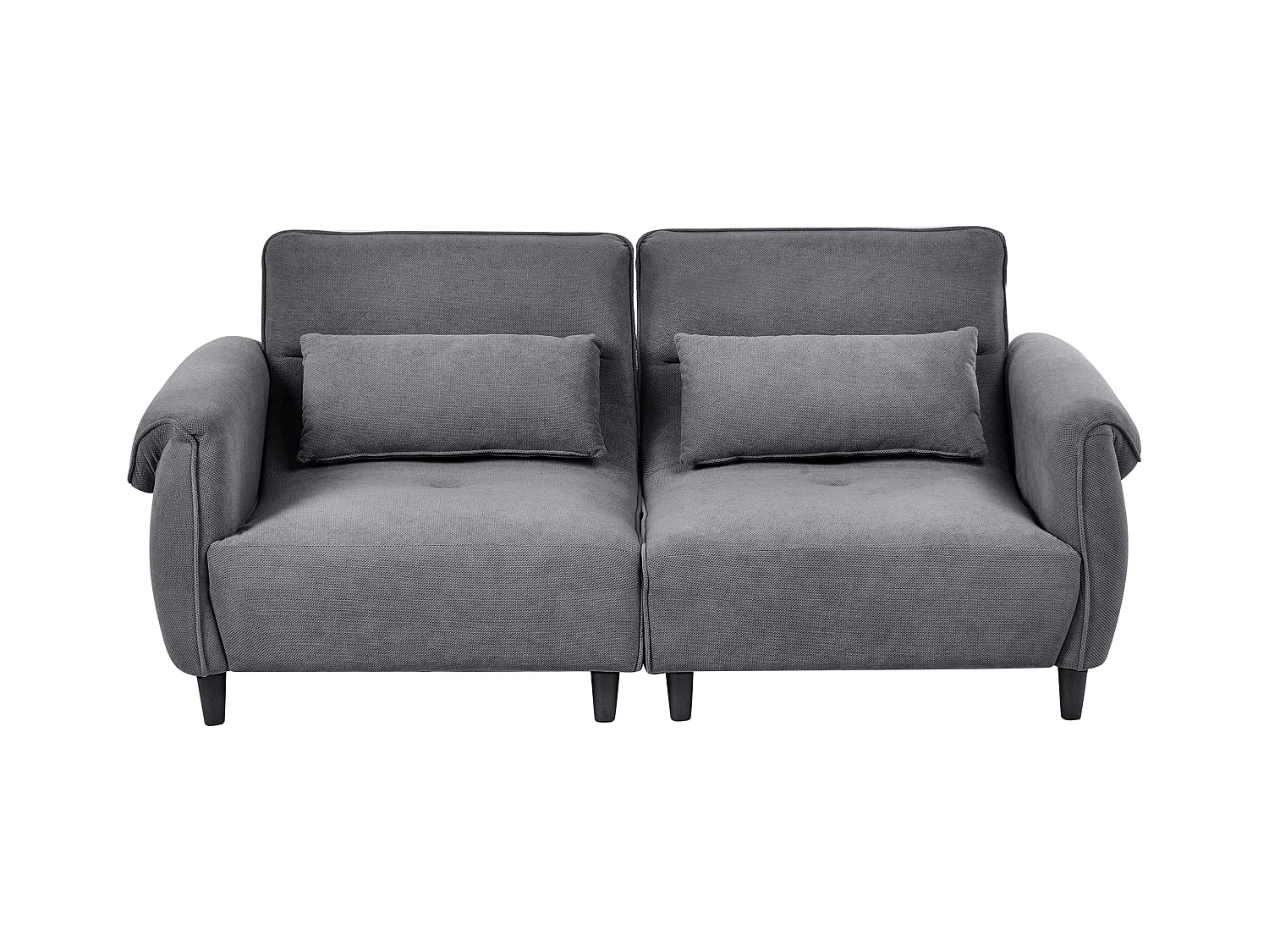 Canapé 3 places WETLAN Tissu Gris foncé