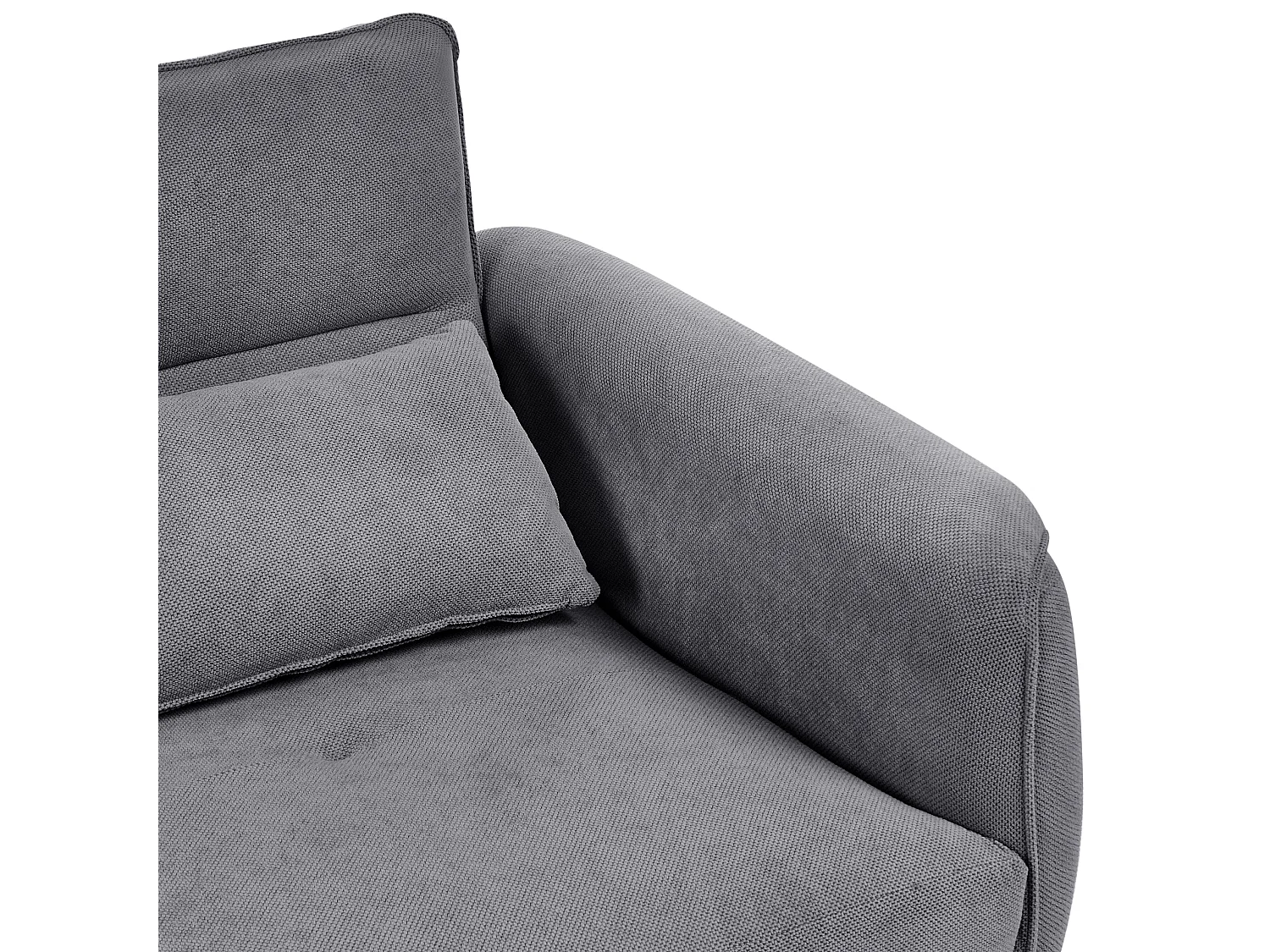 Canapé 3 places WETLAN Tissu Gris foncé