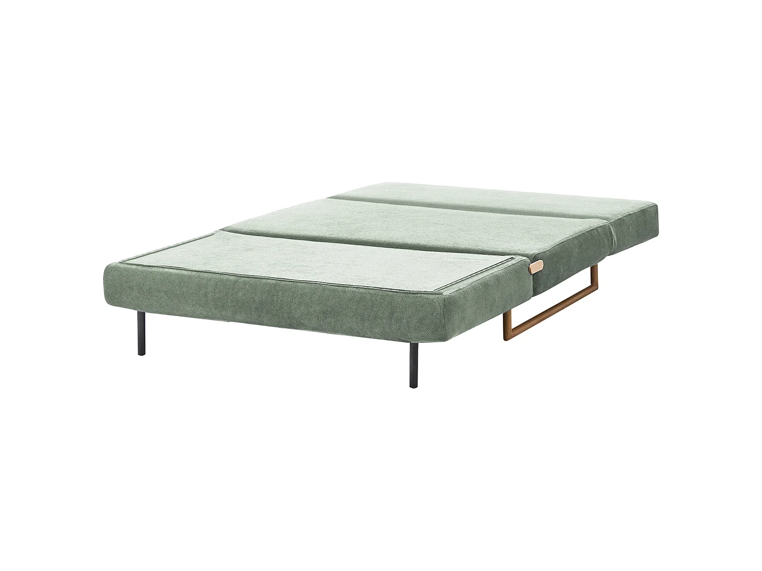 Sofa Bed 2 Seater JERSLEV Fabric Light Green