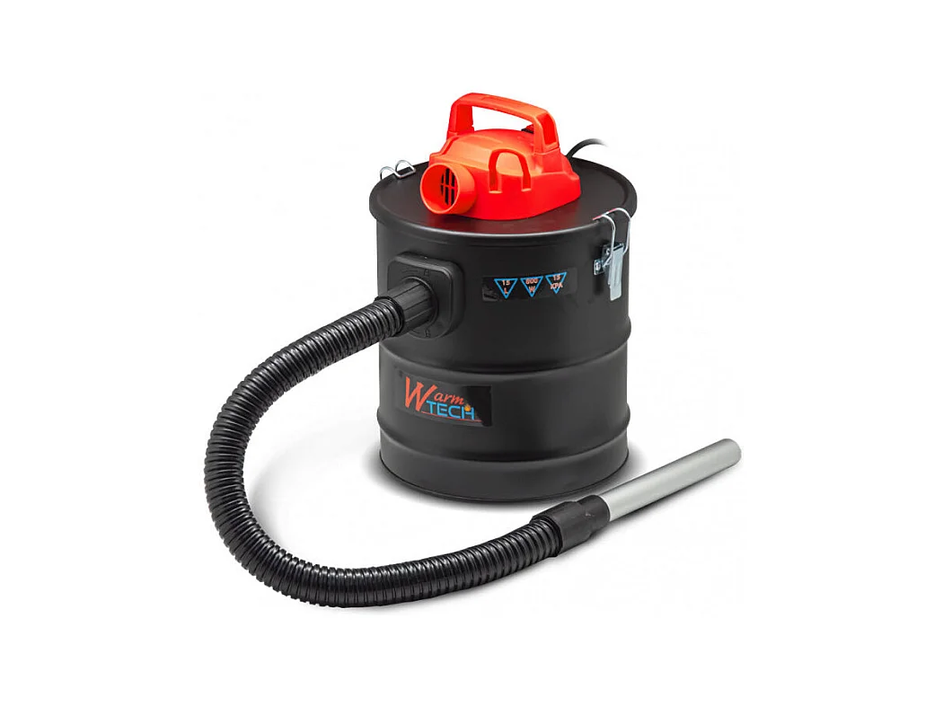 Vide-cendres Warm Tech 800 W, 15 L, 15 kPa avec soufflerie et filtre HEPA