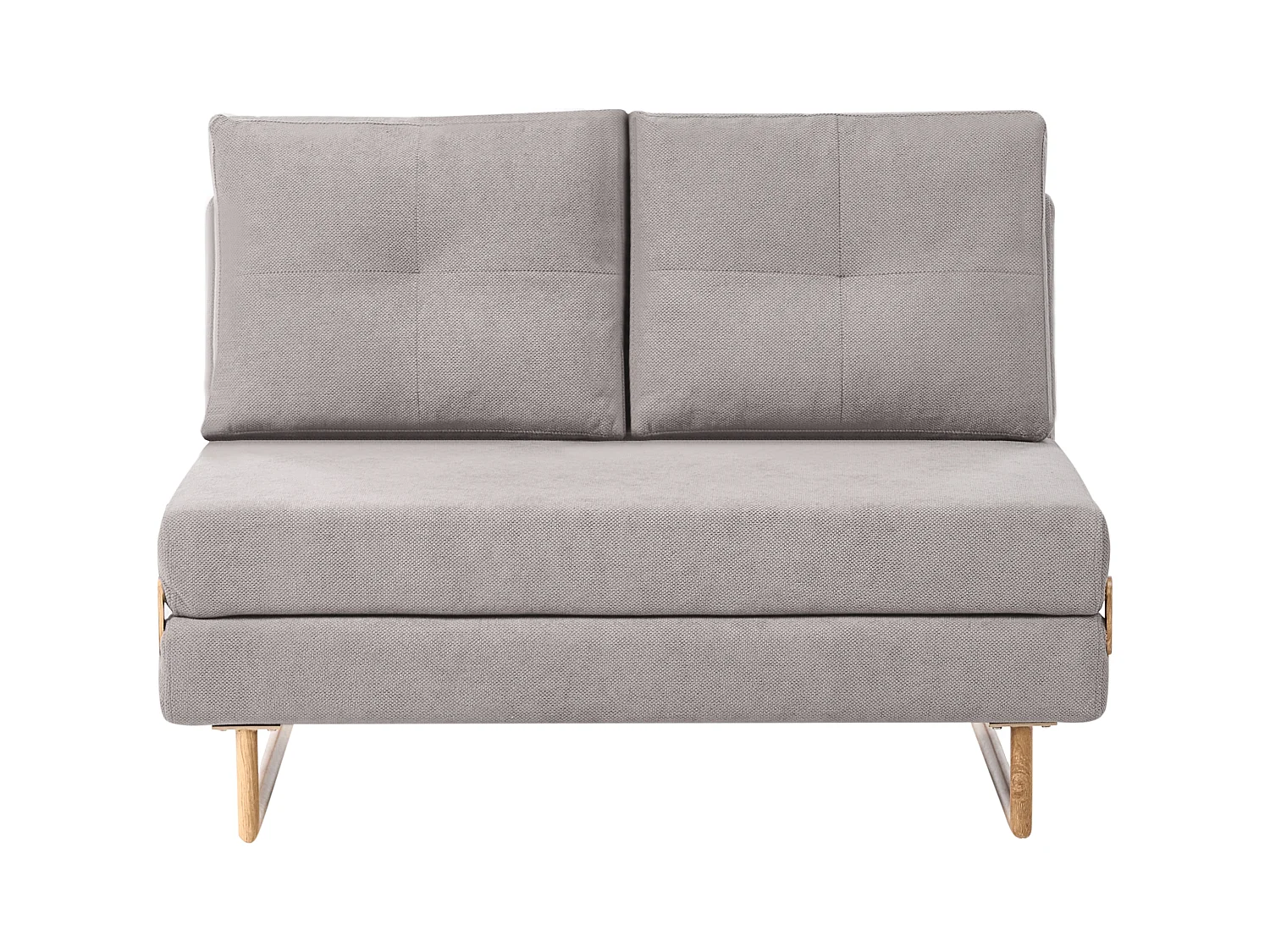 Canapé-lit 2 places JERSLEV Tissu Gris