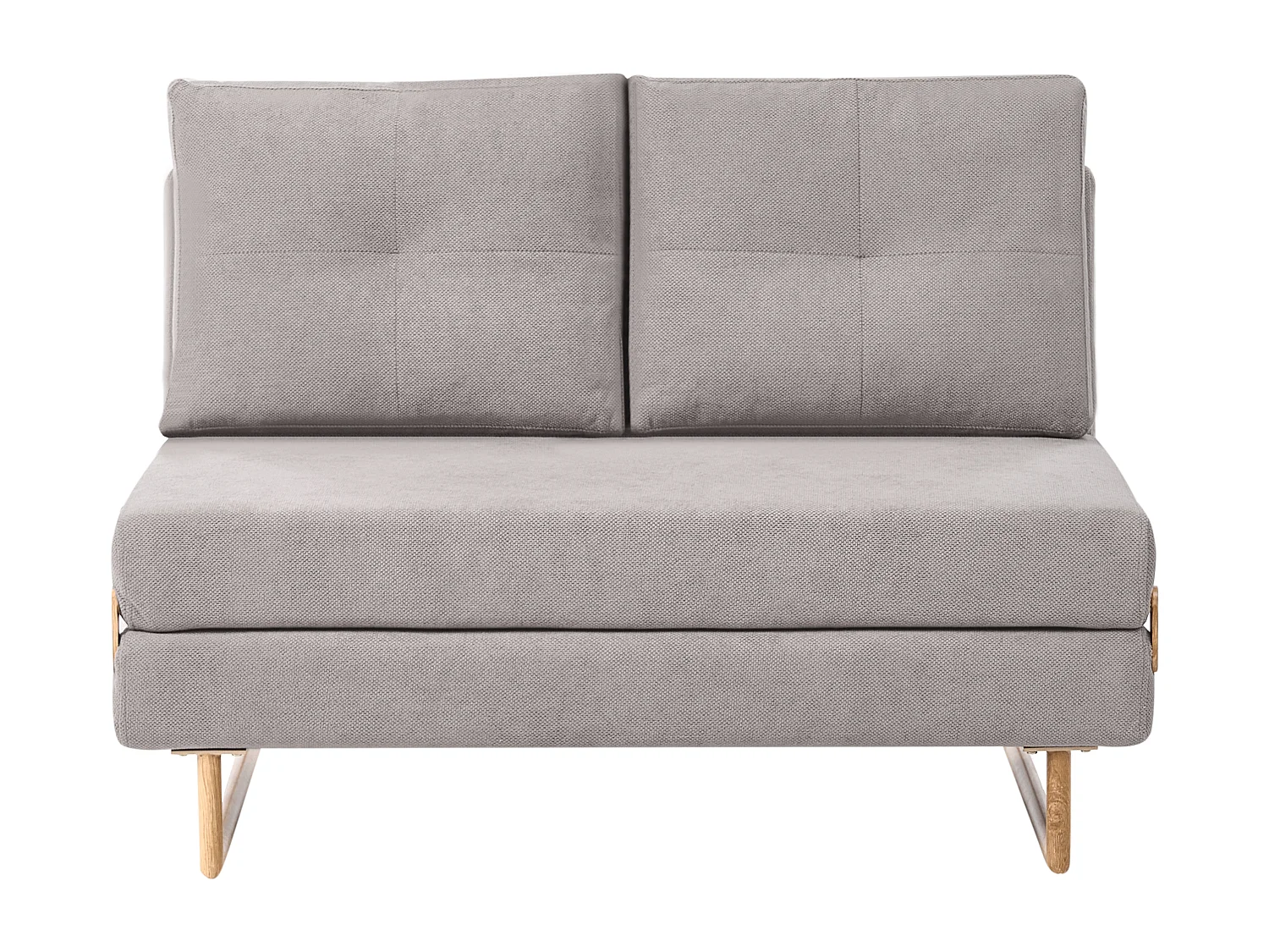 Canapé-lit 2 places JERSLEV Tissu Gris