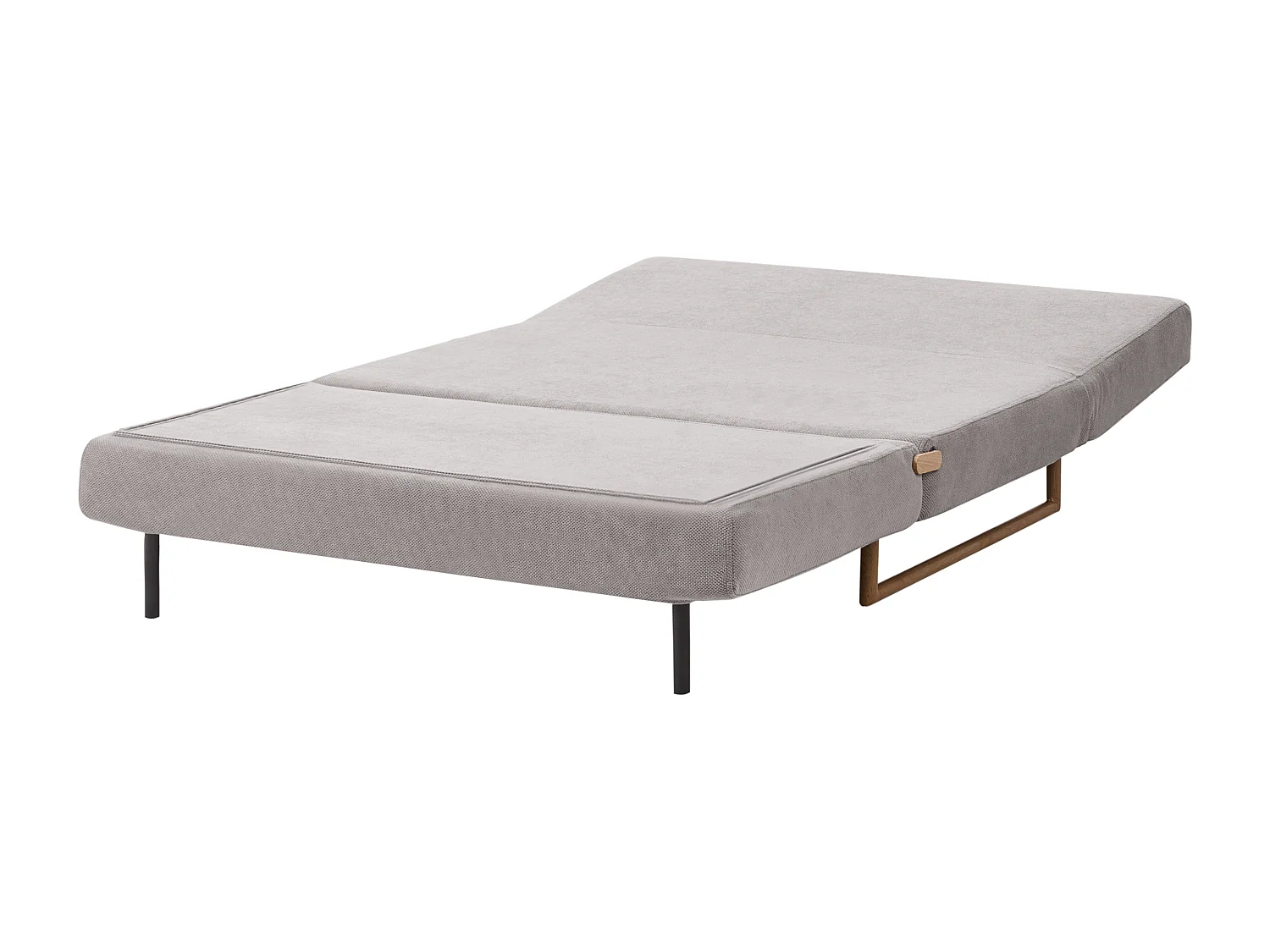 Canapé-lit 2 places JERSLEV Tissu Gris