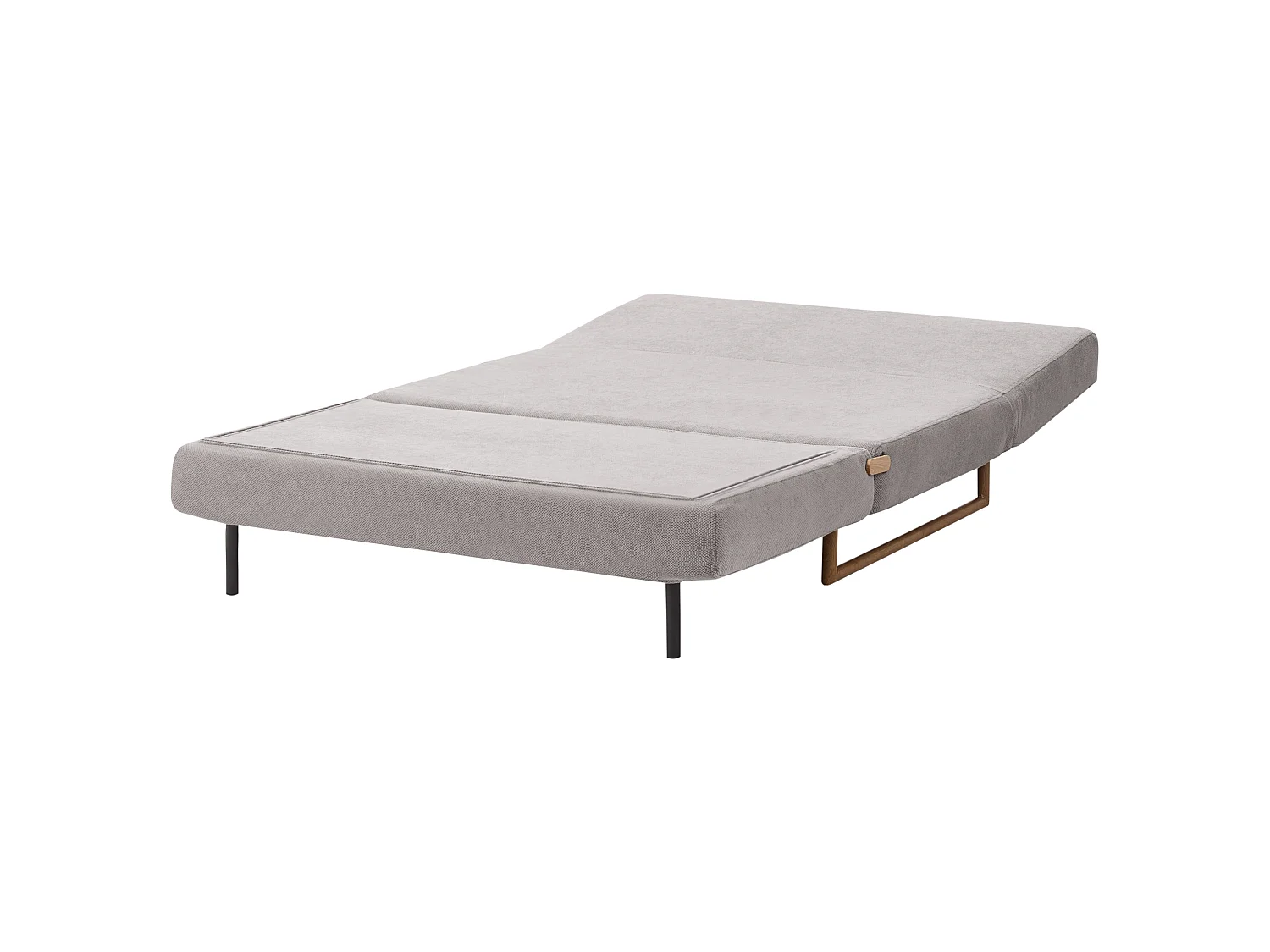 Sofa Bed 2 Seater JERSLEV Fabric Grey