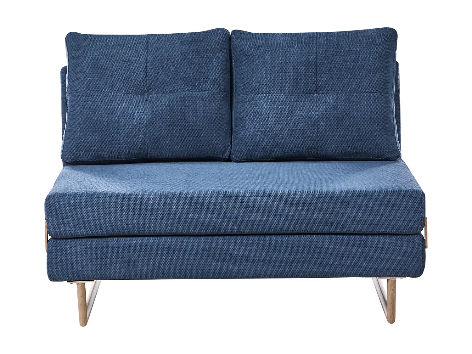 Canapé-lit 2 places JERSLEV Tissu Bleu