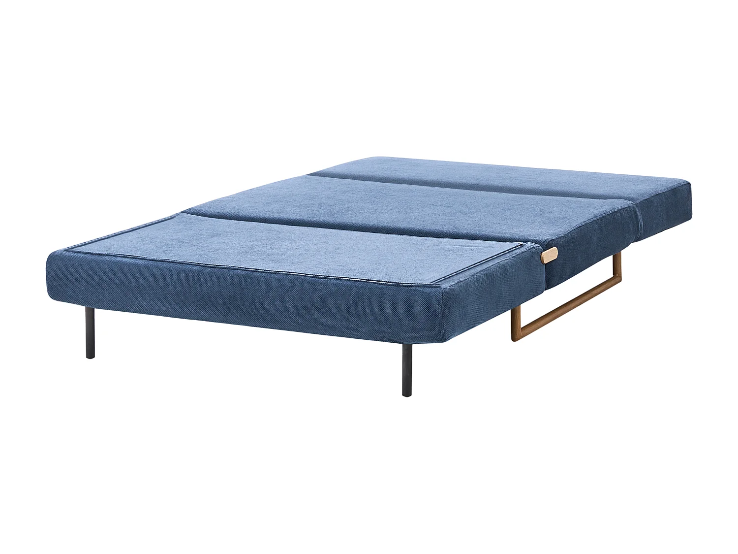 Canapé-lit 2 places JERSLEV Tissu Bleu