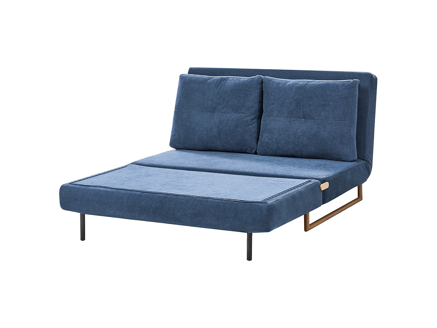 Sofa Bed 2 Seater JERSLEV Fabric Blue