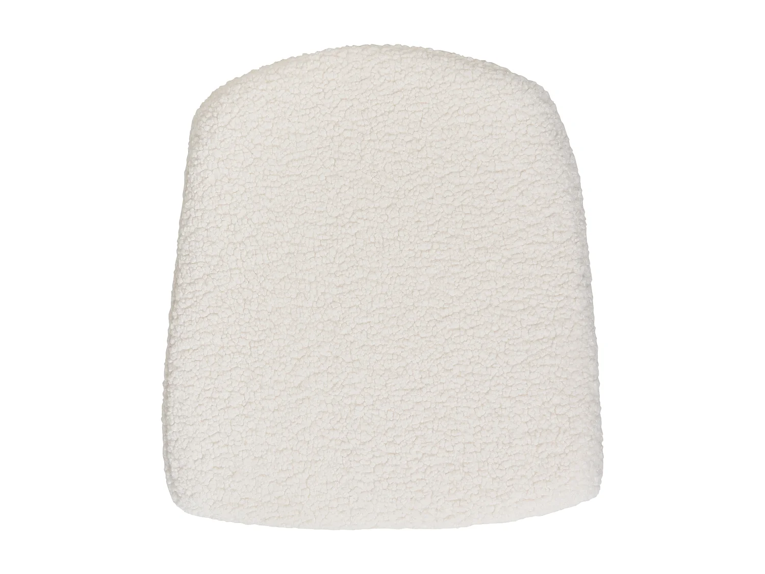 Fauteuil à bascule GULSELE Bouclé Blanc cassé