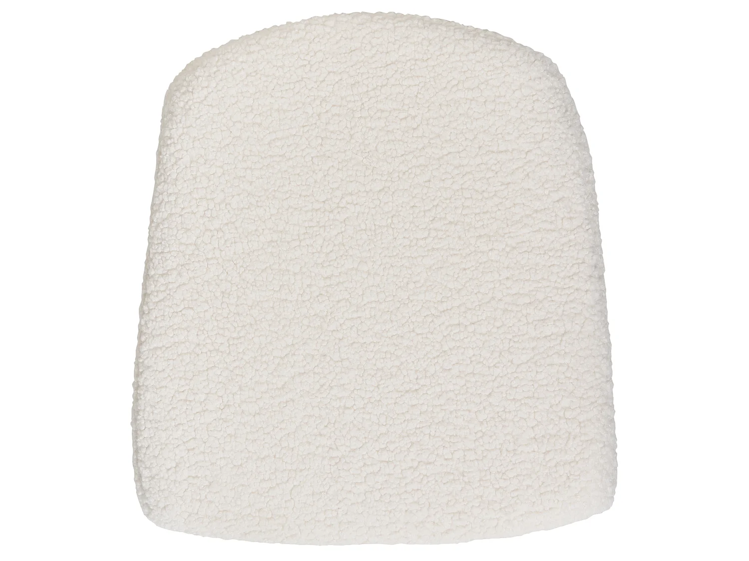 Fauteuil à bascule GULSELE Bouclé Blanc cassé