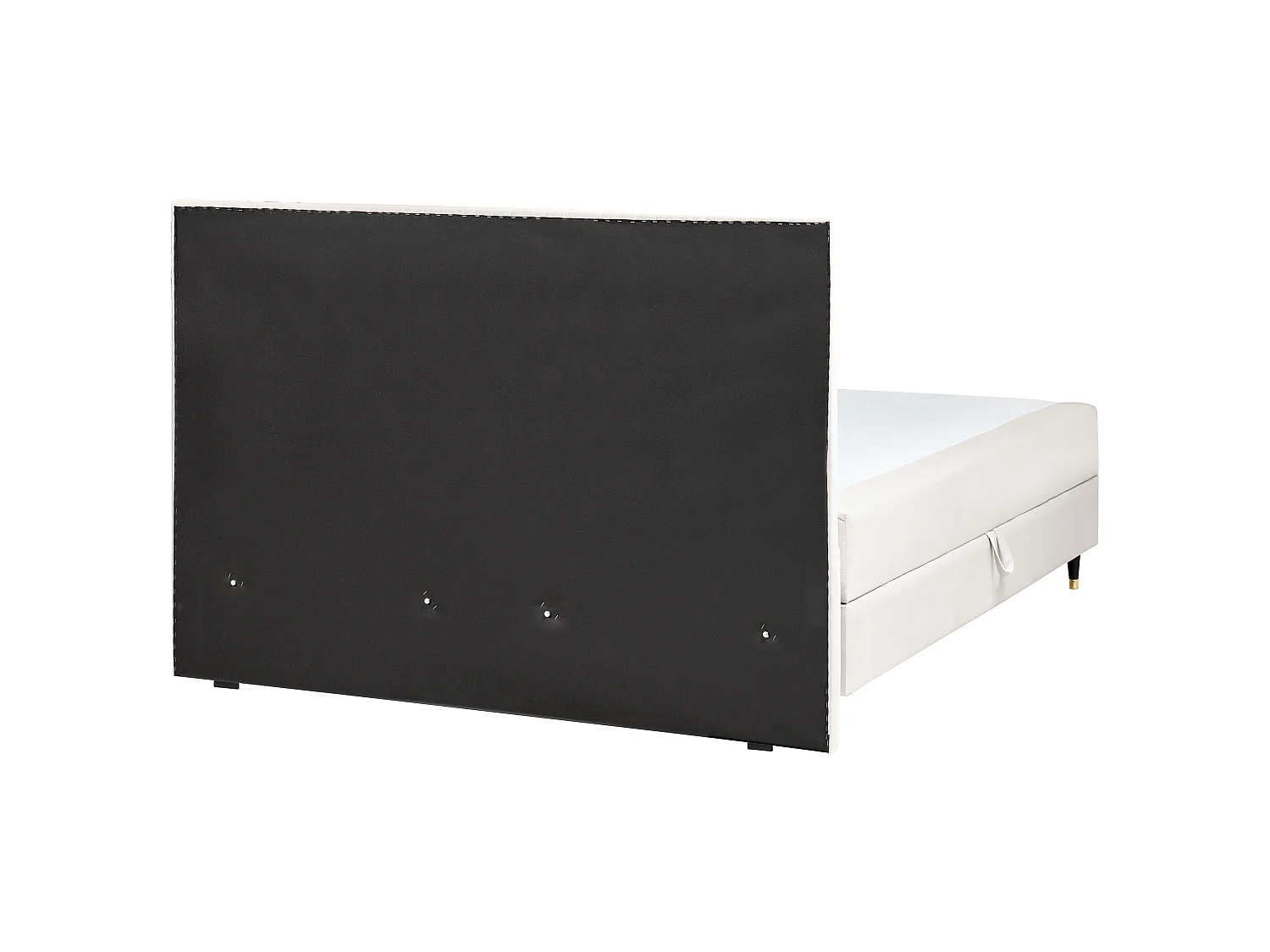 Divan Bed with Storage DAME Velvet Off-White 180 x 200 cm (EU Super King)
