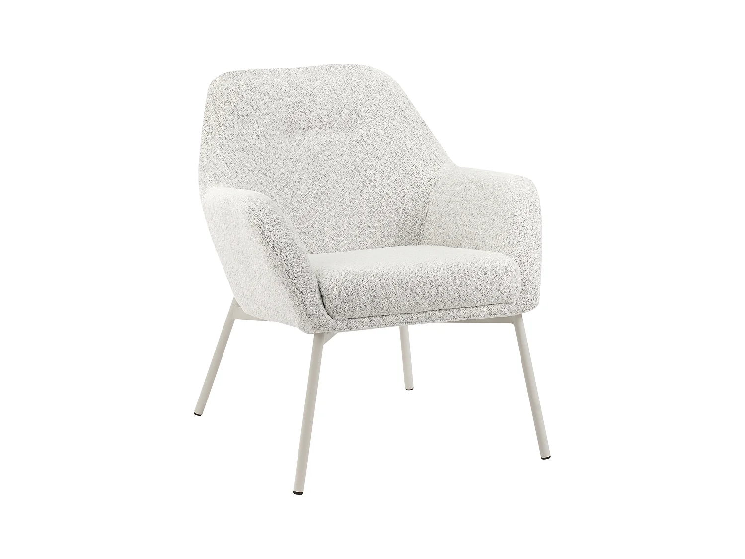 Fauteuil JABRO Tissu Blanc cassé