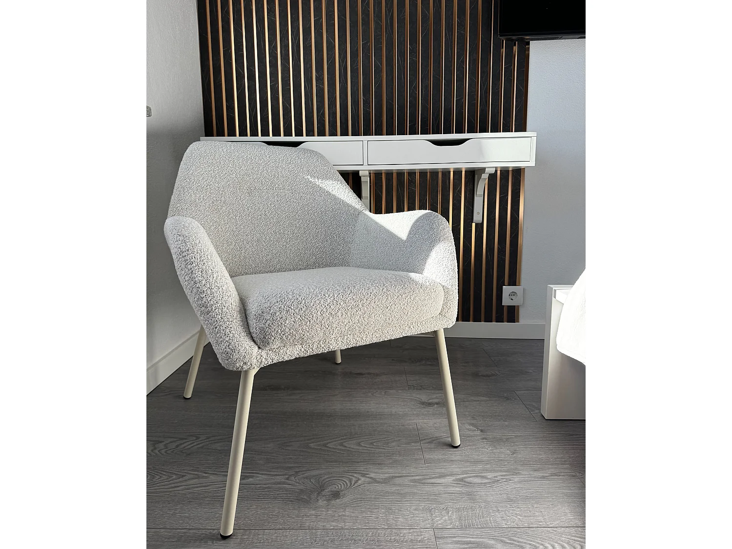Armchair JABRO Fabric Off-White