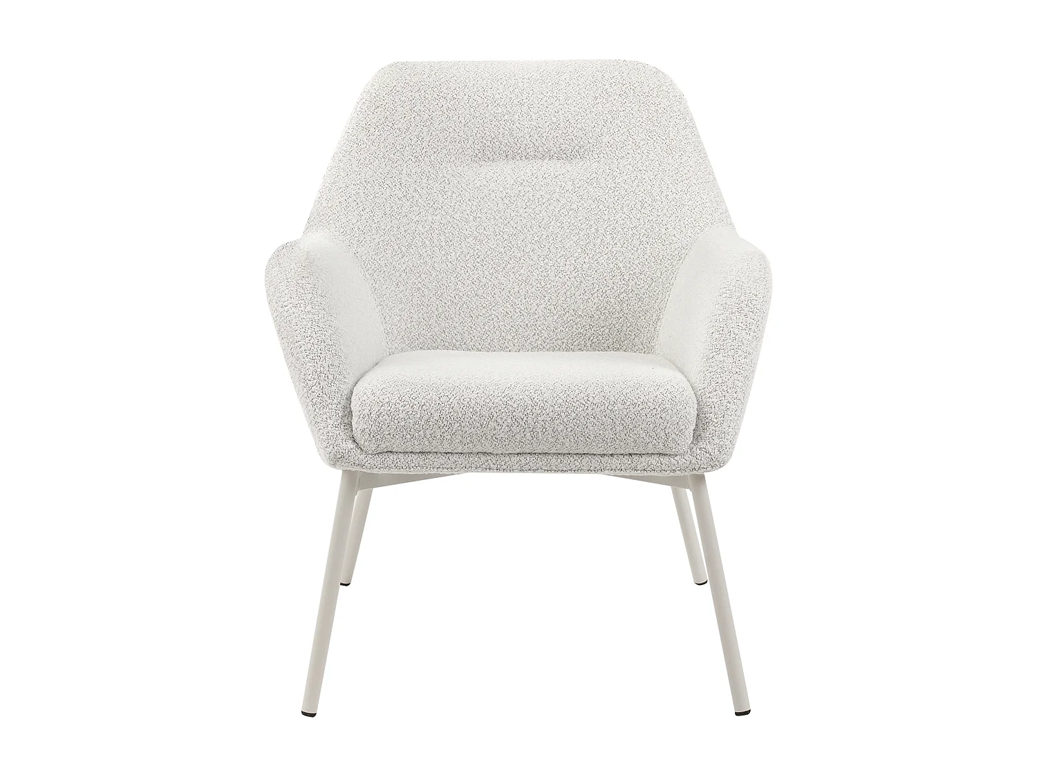 Fauteuil JABRO Tissu Blanc cassé