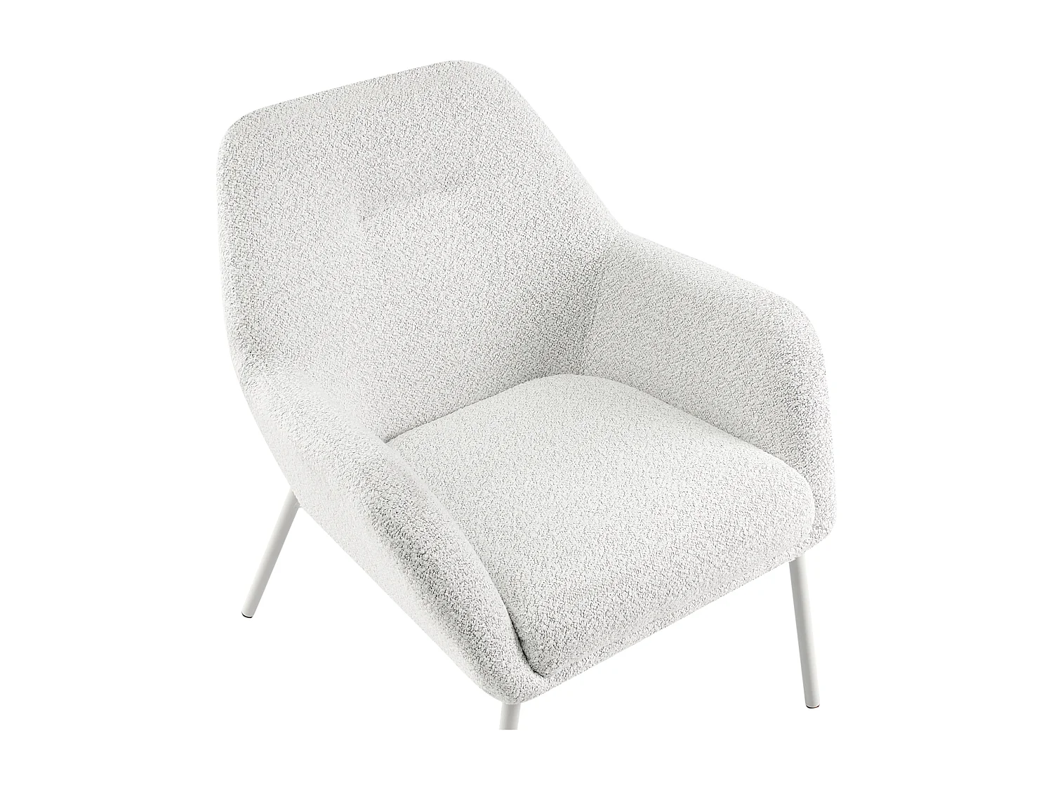 Fauteuil JABRO Tissu Blanc cassé